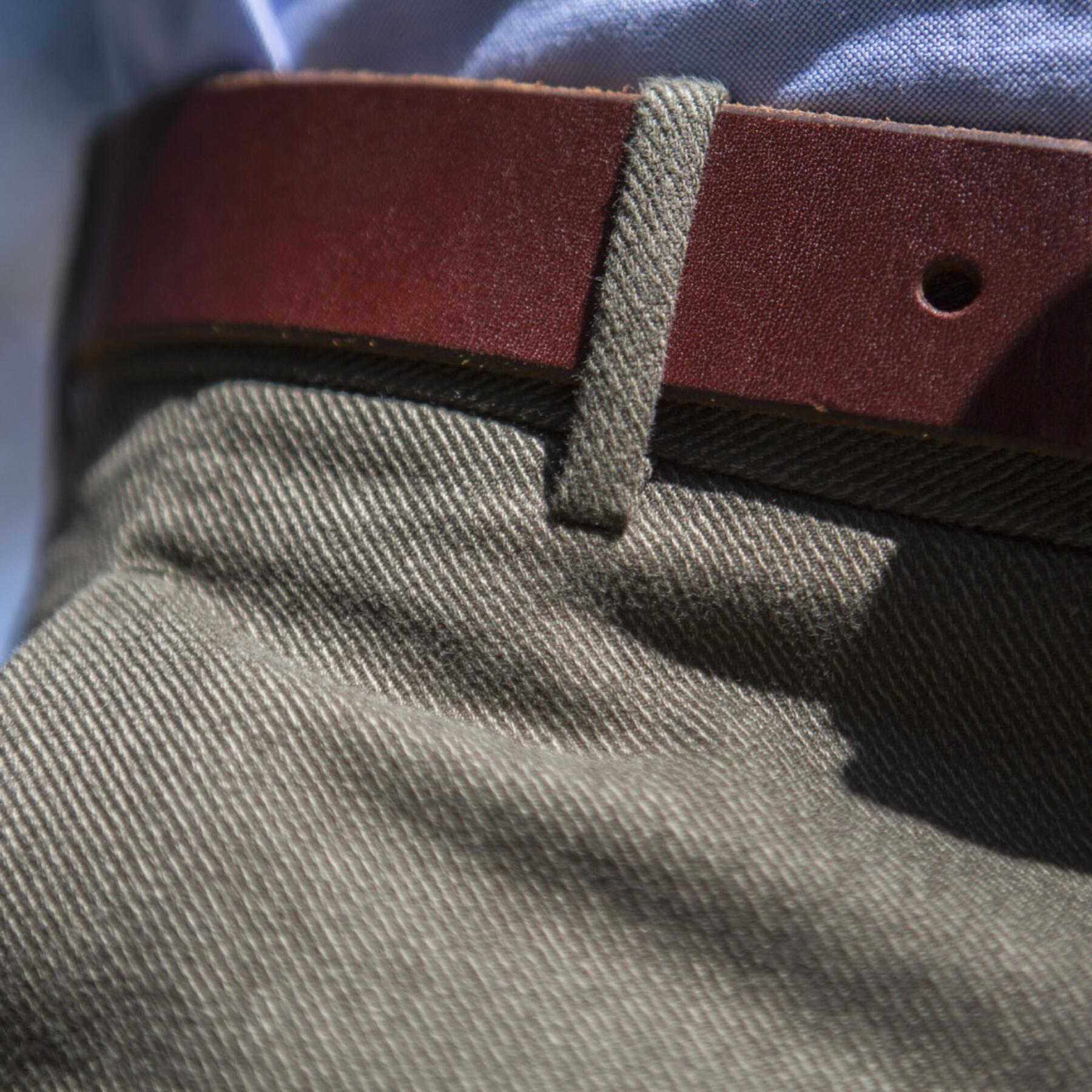 gustin #151 olive corkscrew twill chinos