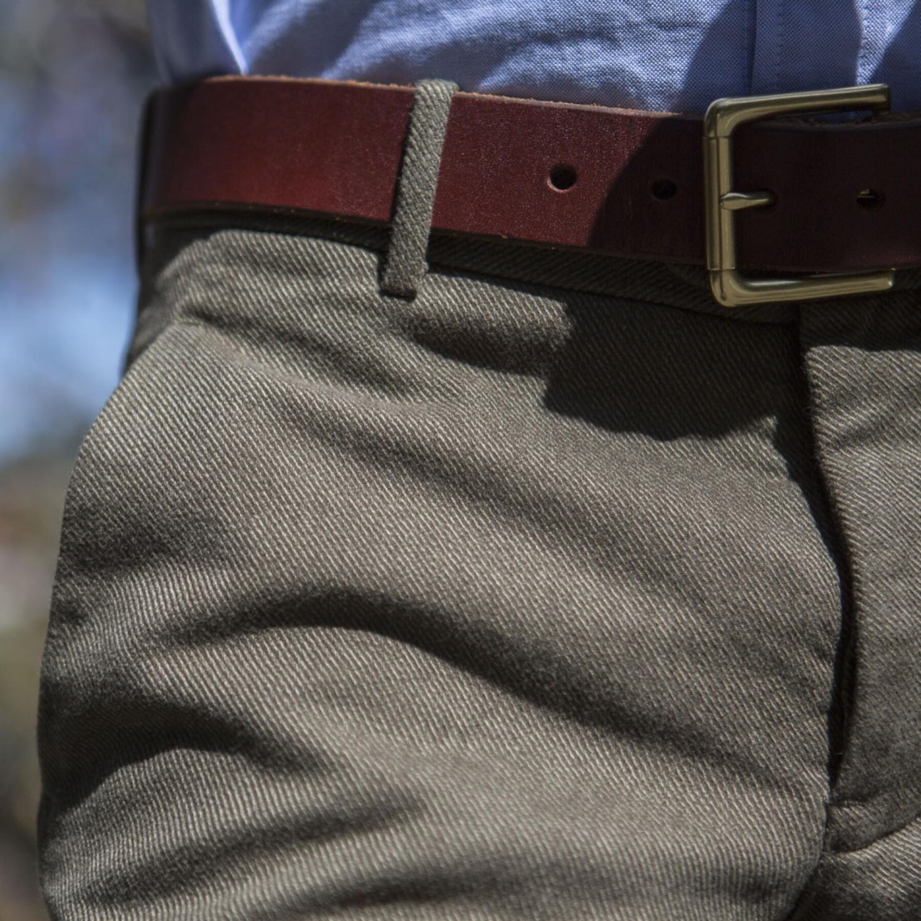 gustin #151 olive corkscrew twill chinos