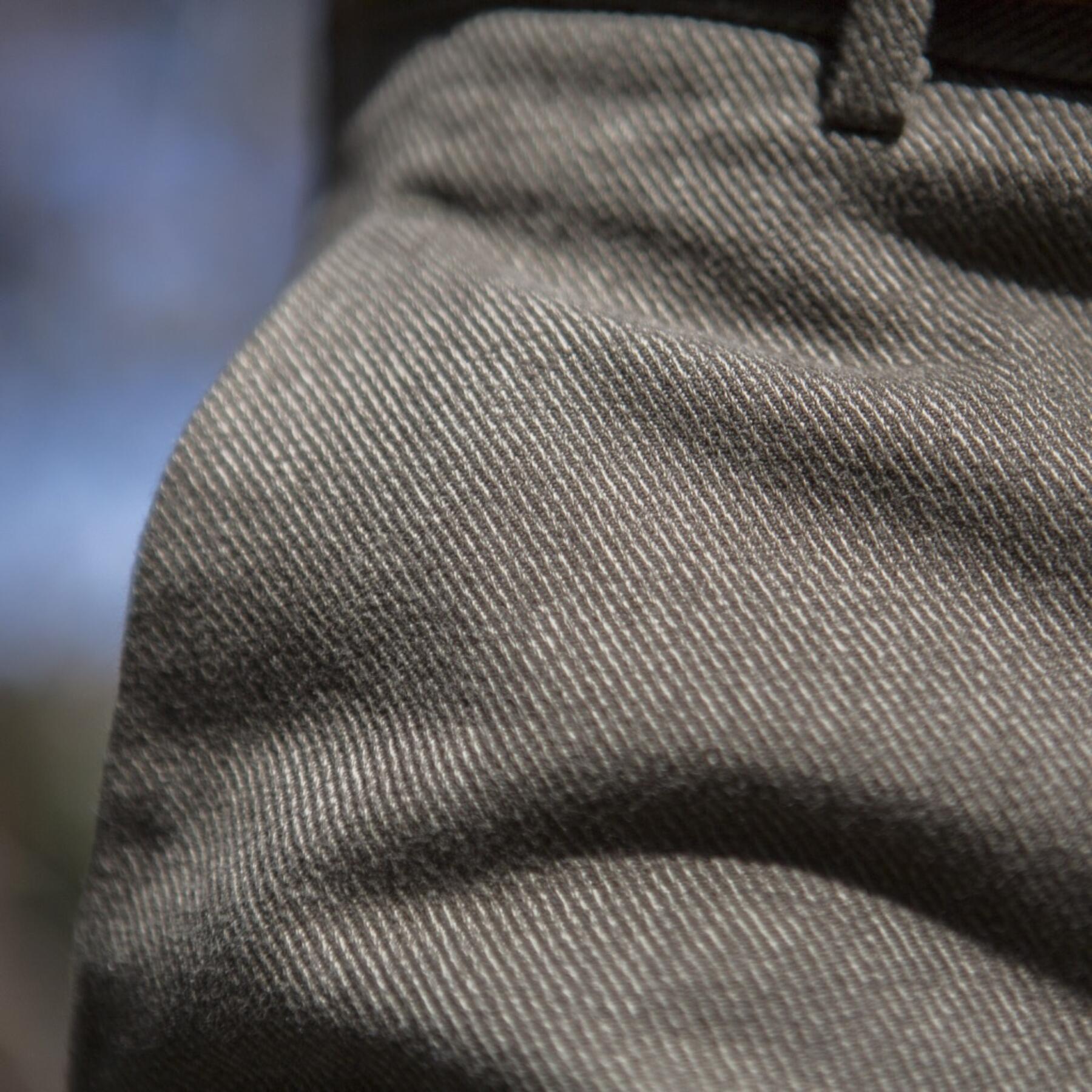 gustin #151 olive corkscrew twill chinos