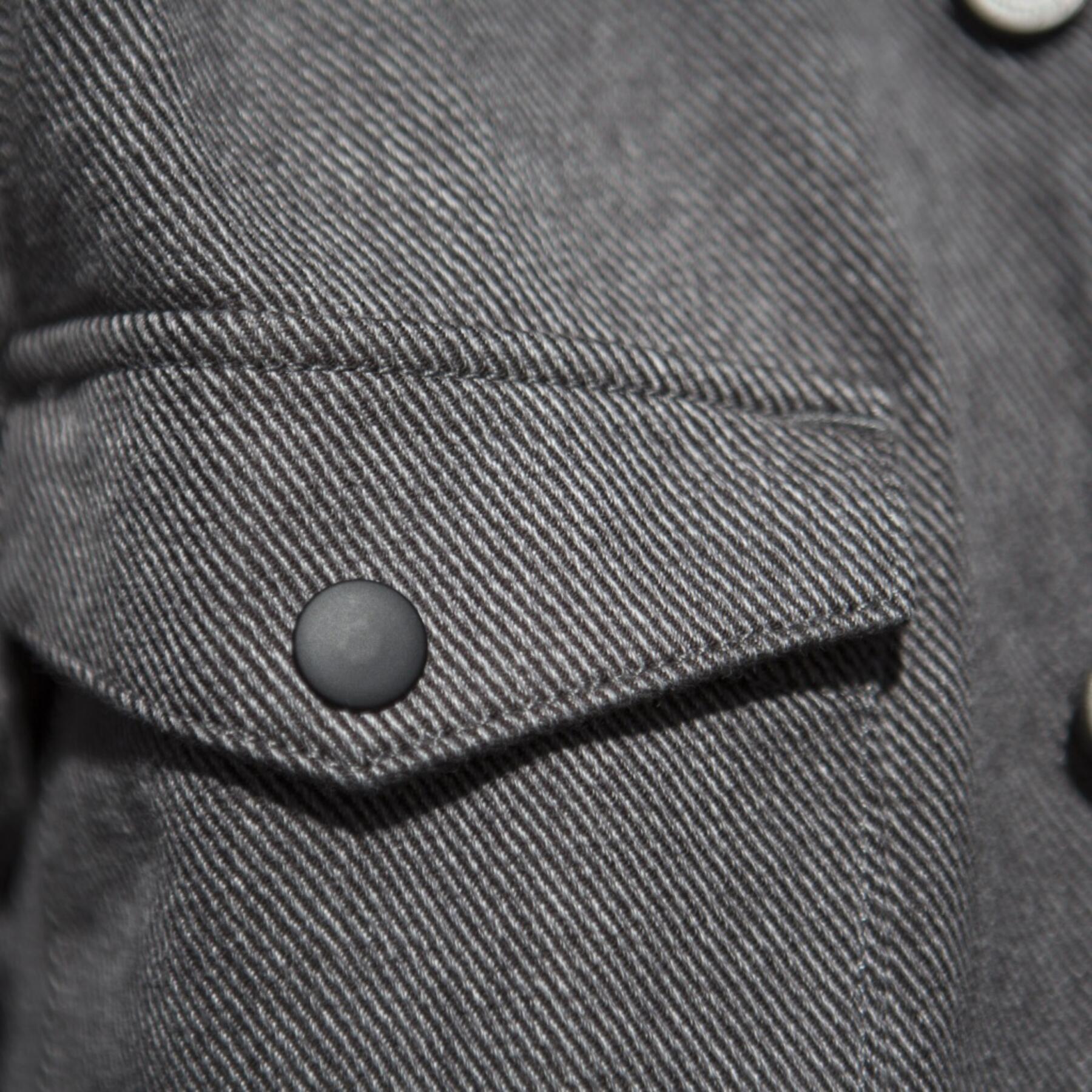 gustin field jacket - grey corkscrew twill