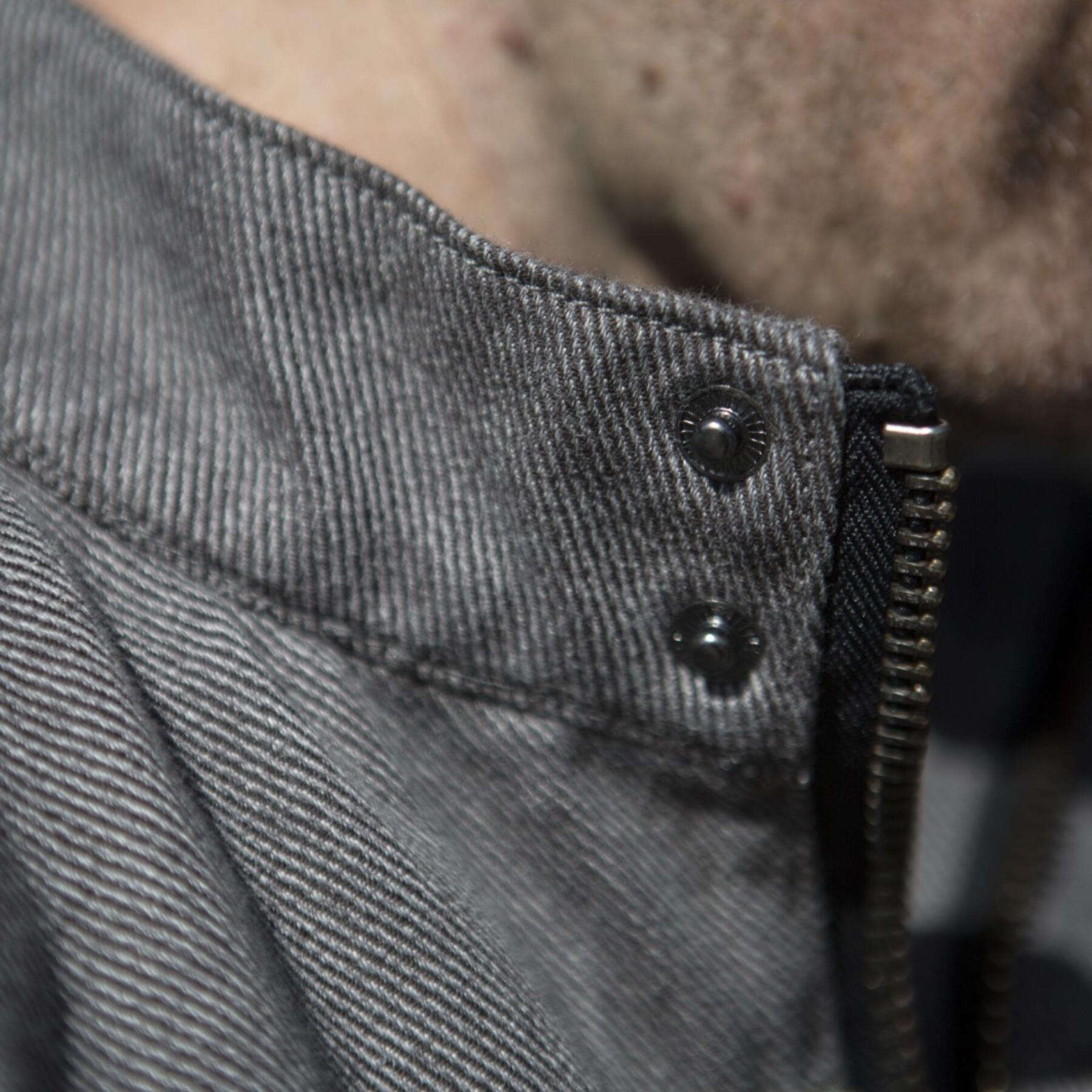 gustin field jacket - grey corkscrew twill