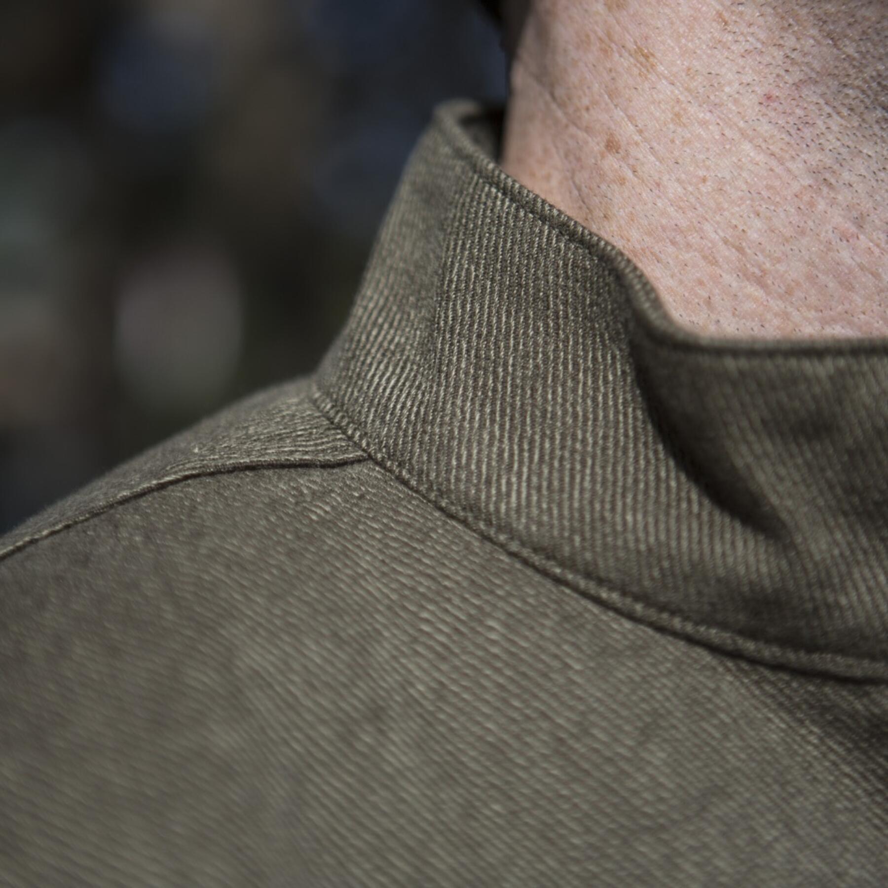 gustin field jacket - olive corkscrew twill
