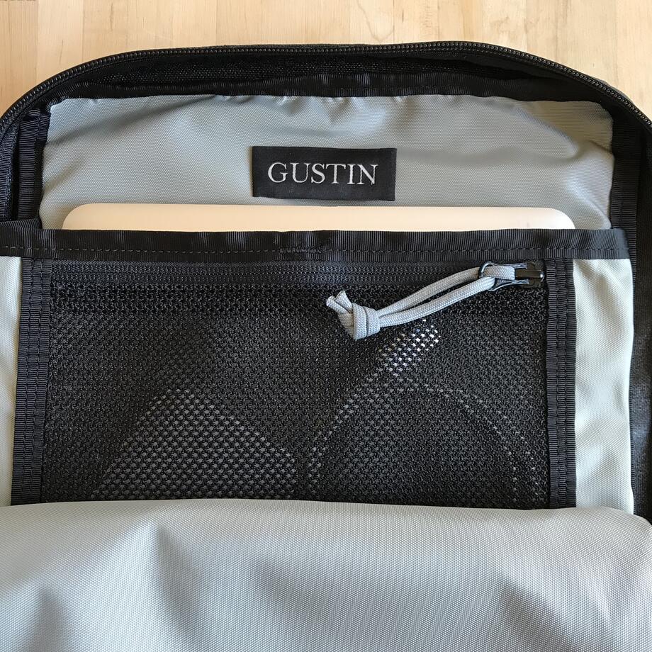 gustin commuter backpack - red cordura