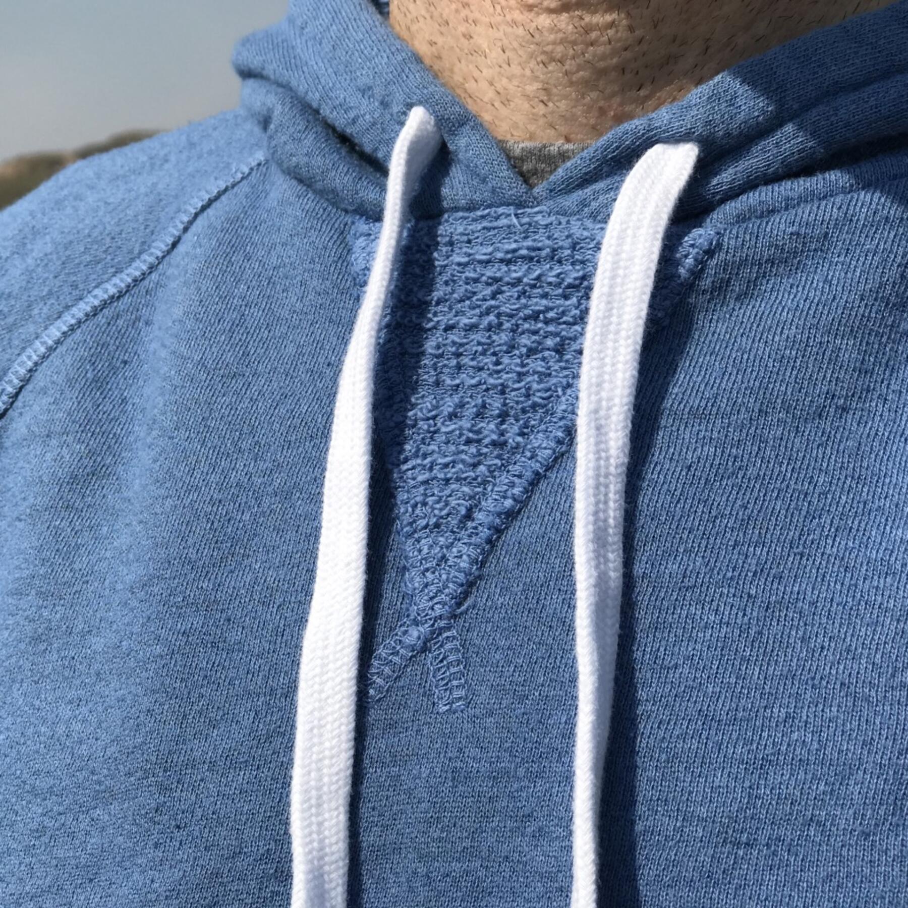 gustin ultra soft true blue hoodie