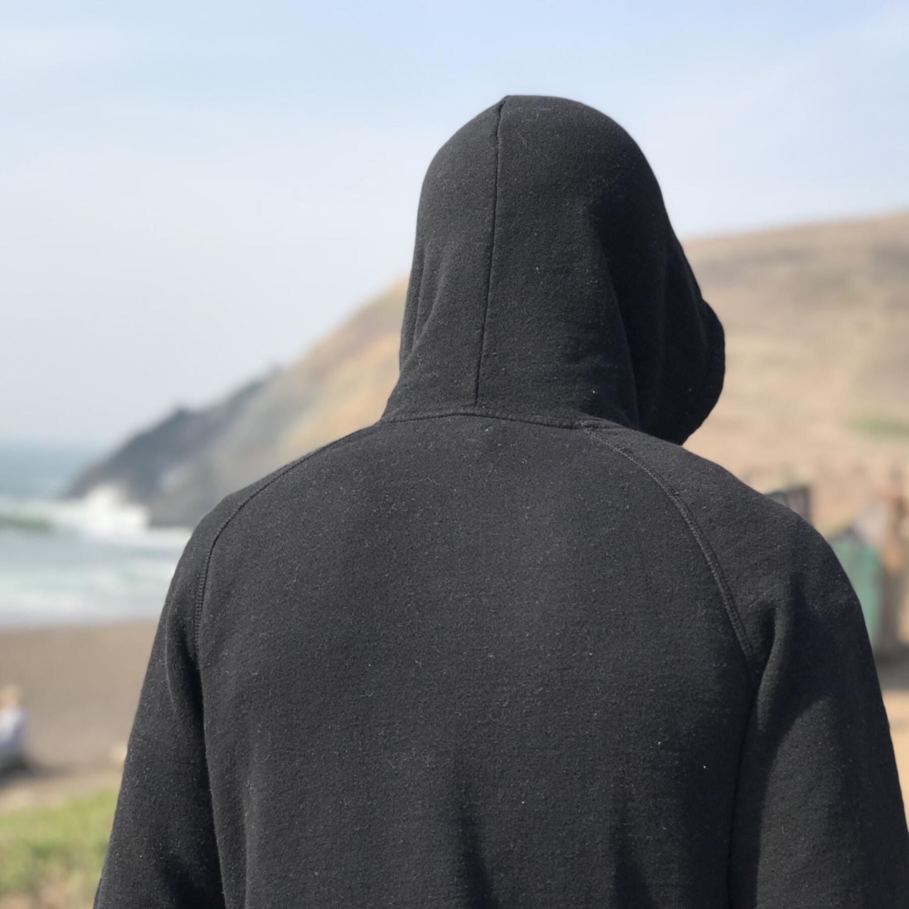 gustin ultra soft black hoodie