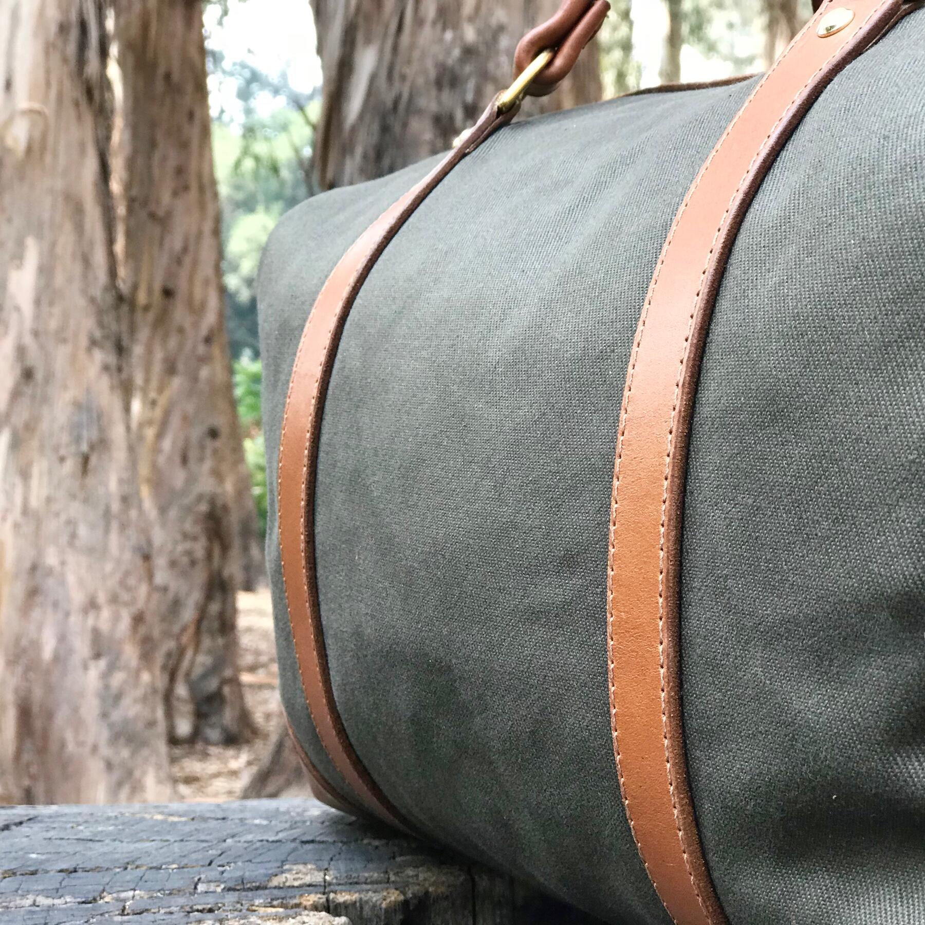 gustin olive twill weekender