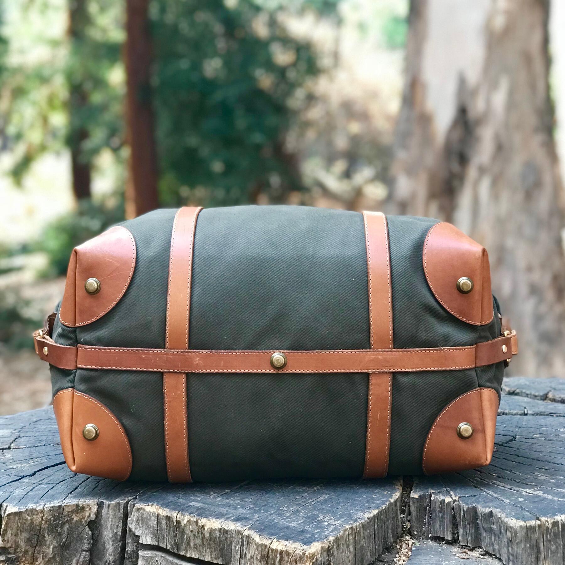 gustin olive twill weekender