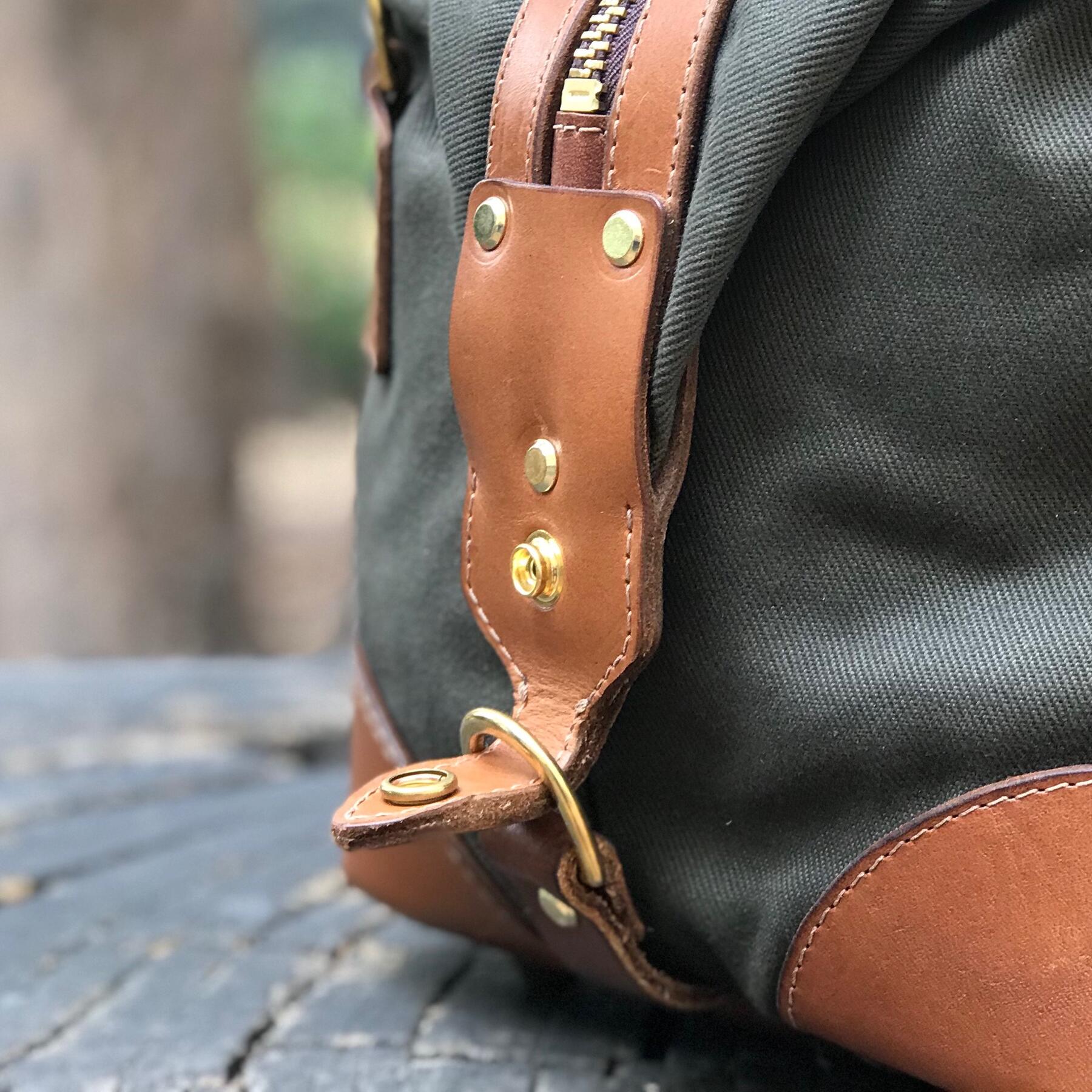 gustin olive twill weekender