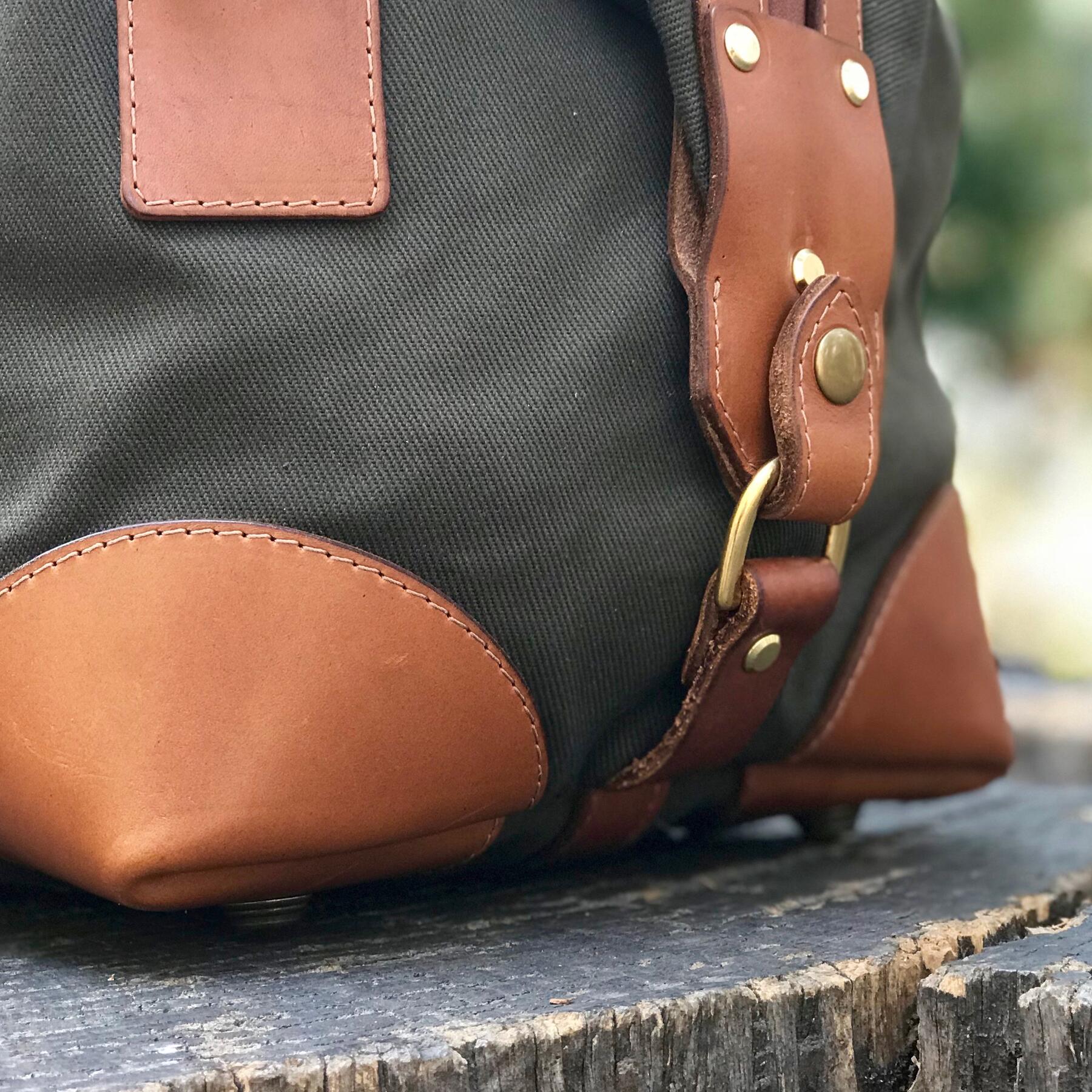 gustin olive twill weekender