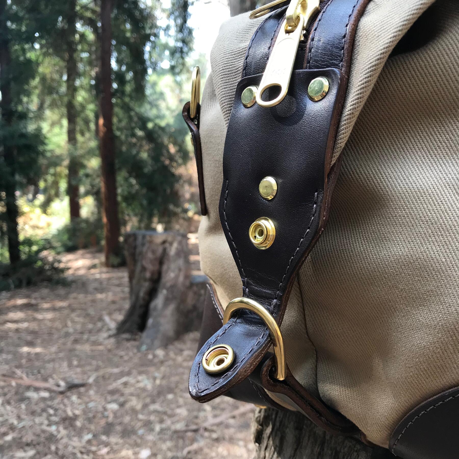 gustin khaki twill weekender