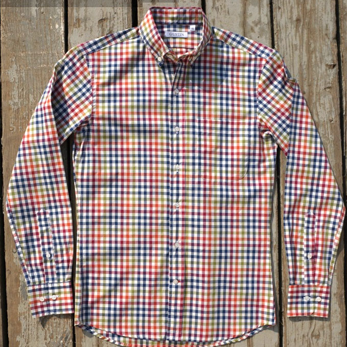 535 Japan Rainbow Gingham | Classic Long Sleeve Shirts