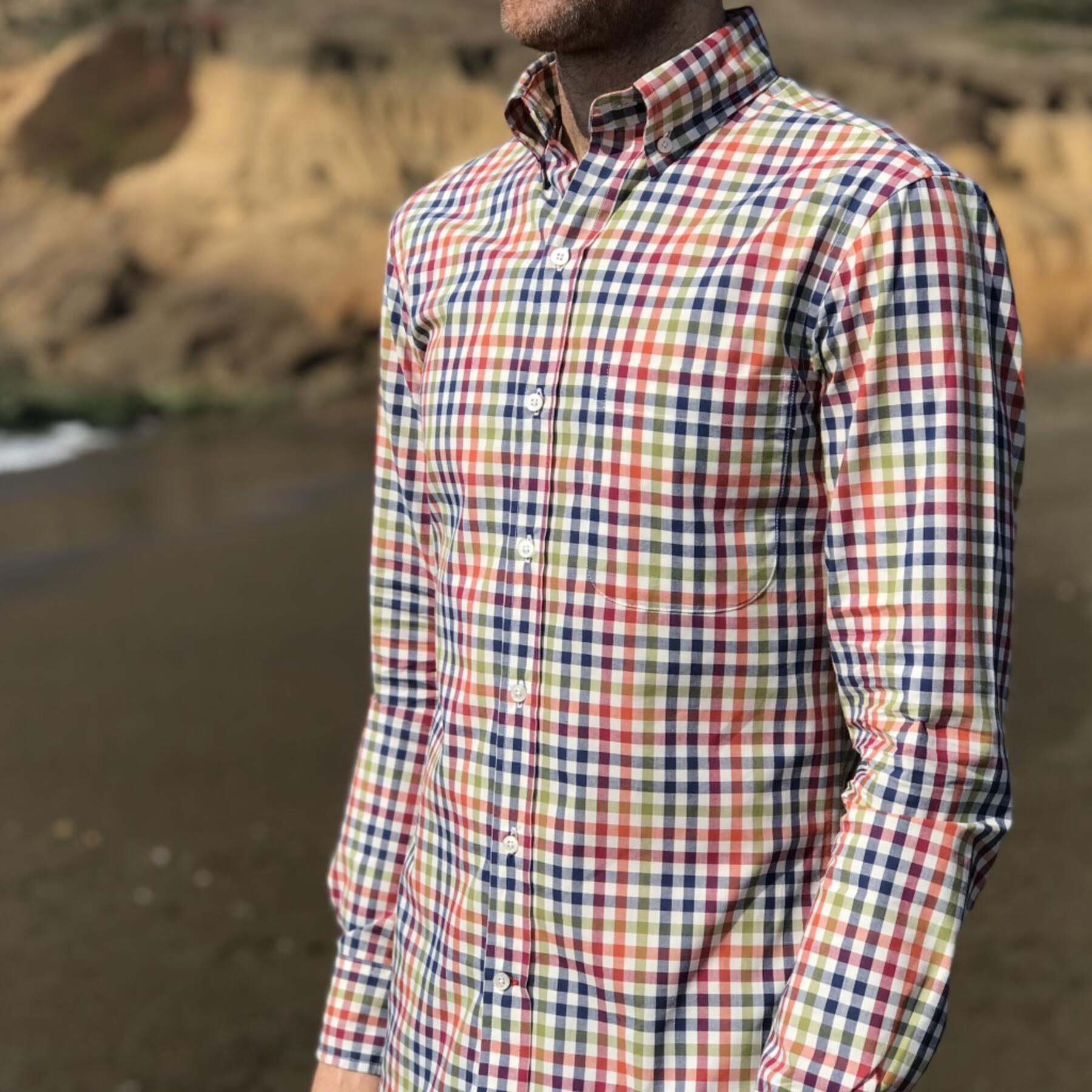 gustin #535 japan rainbow gingham