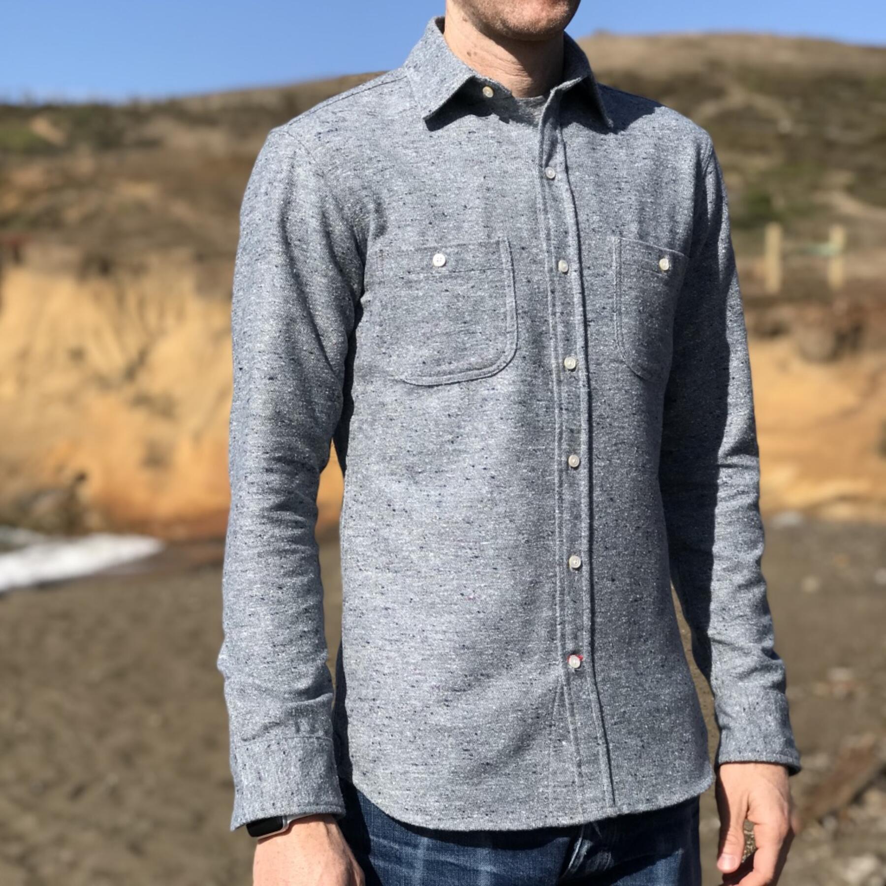 gustin #536 slate monster nep flannel