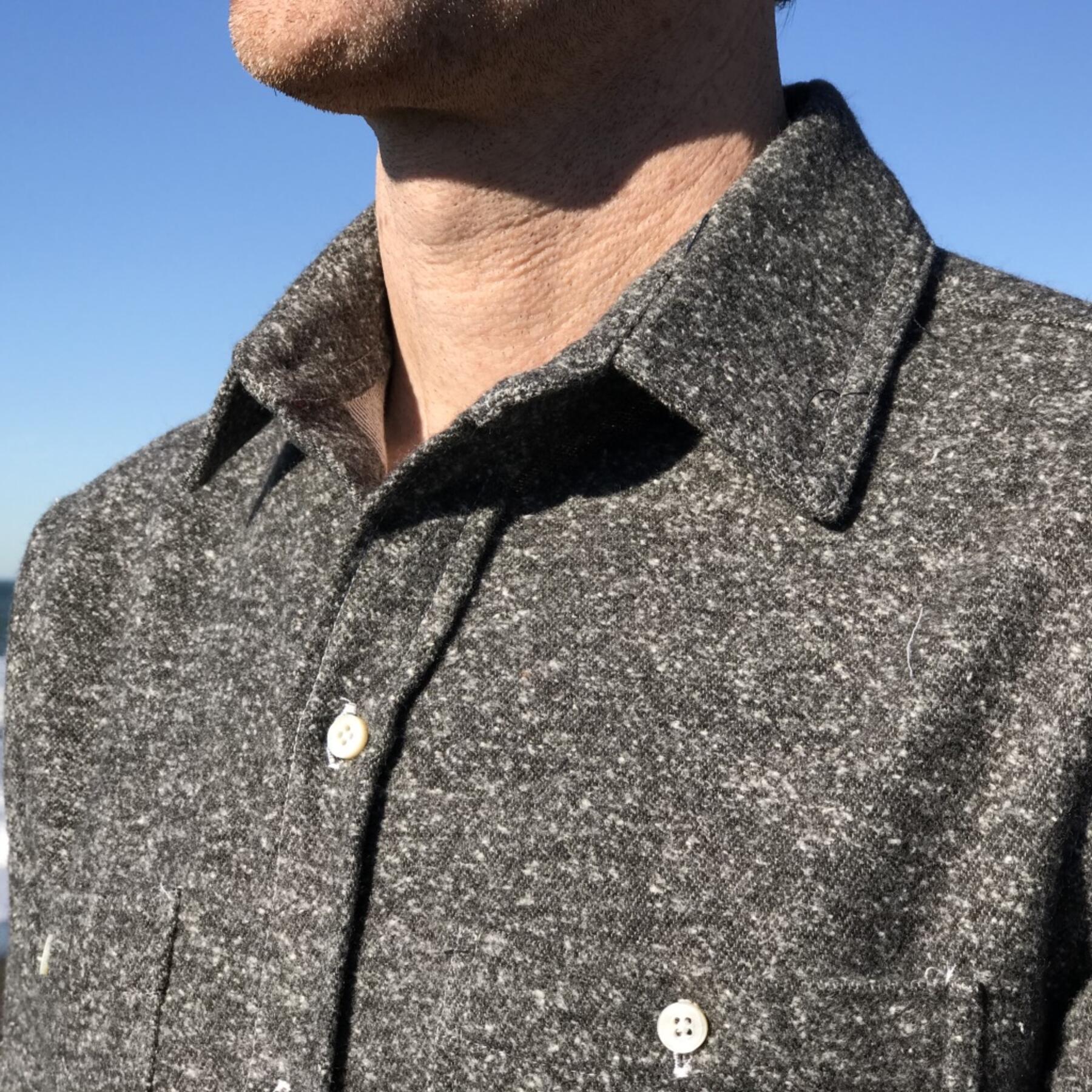 gustin #539 charcoal monster nep flannel
