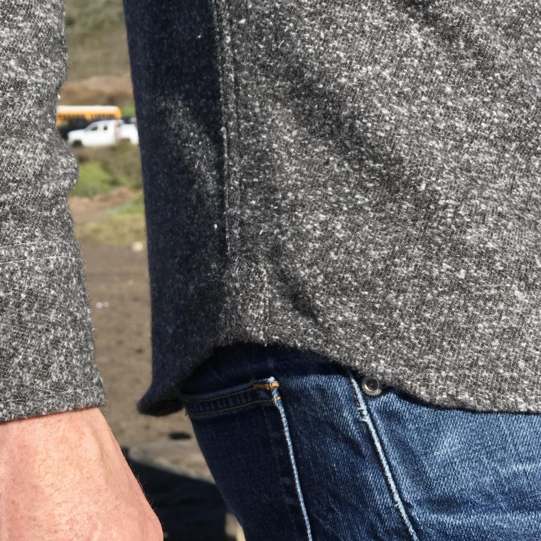gustin #539 charcoal monster nep flannel