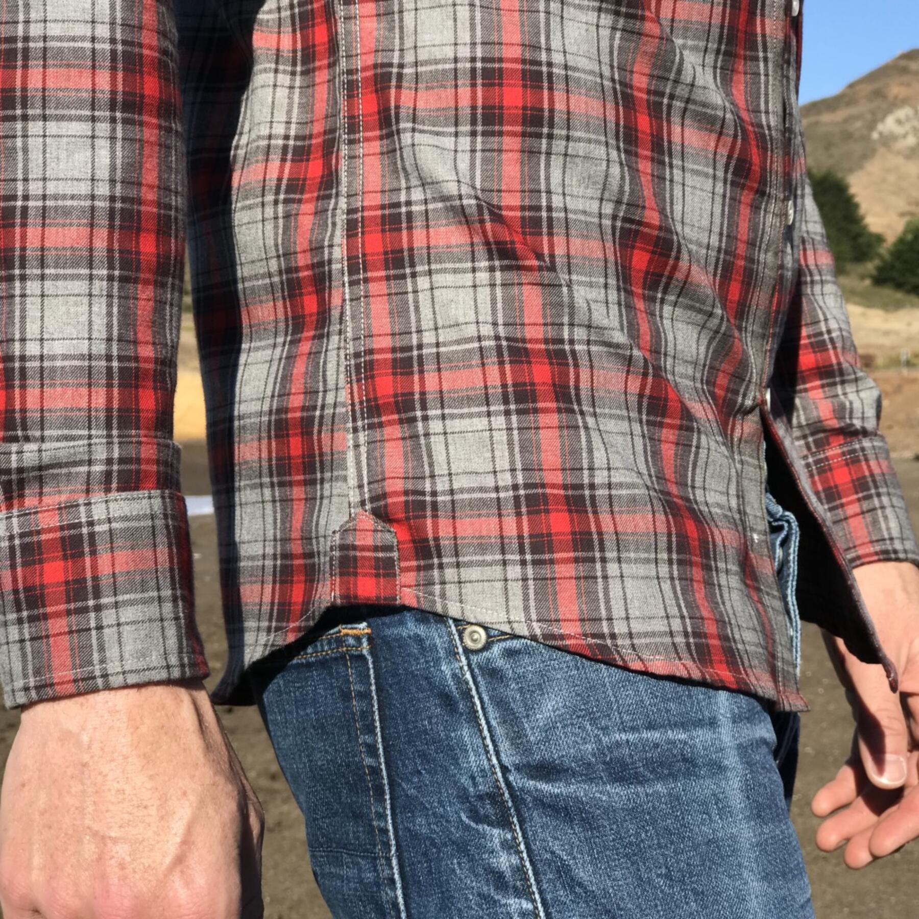 gustin #15 grey ember flannel