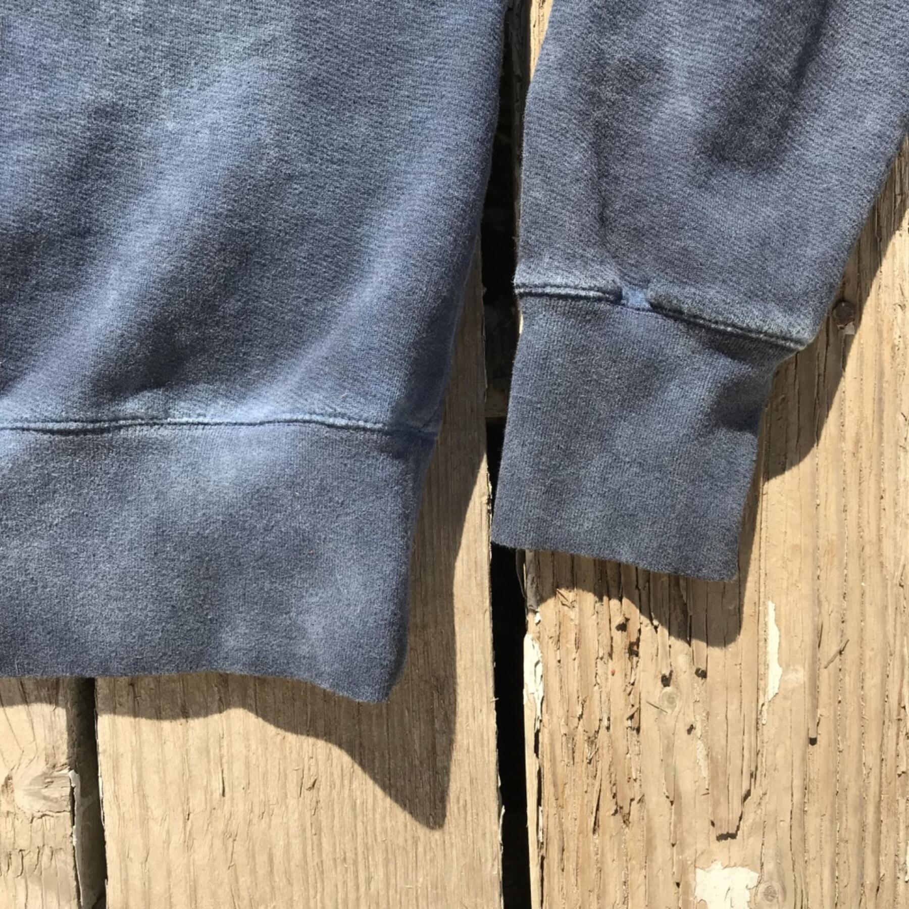 gustin oil washed sweatshirt - navy