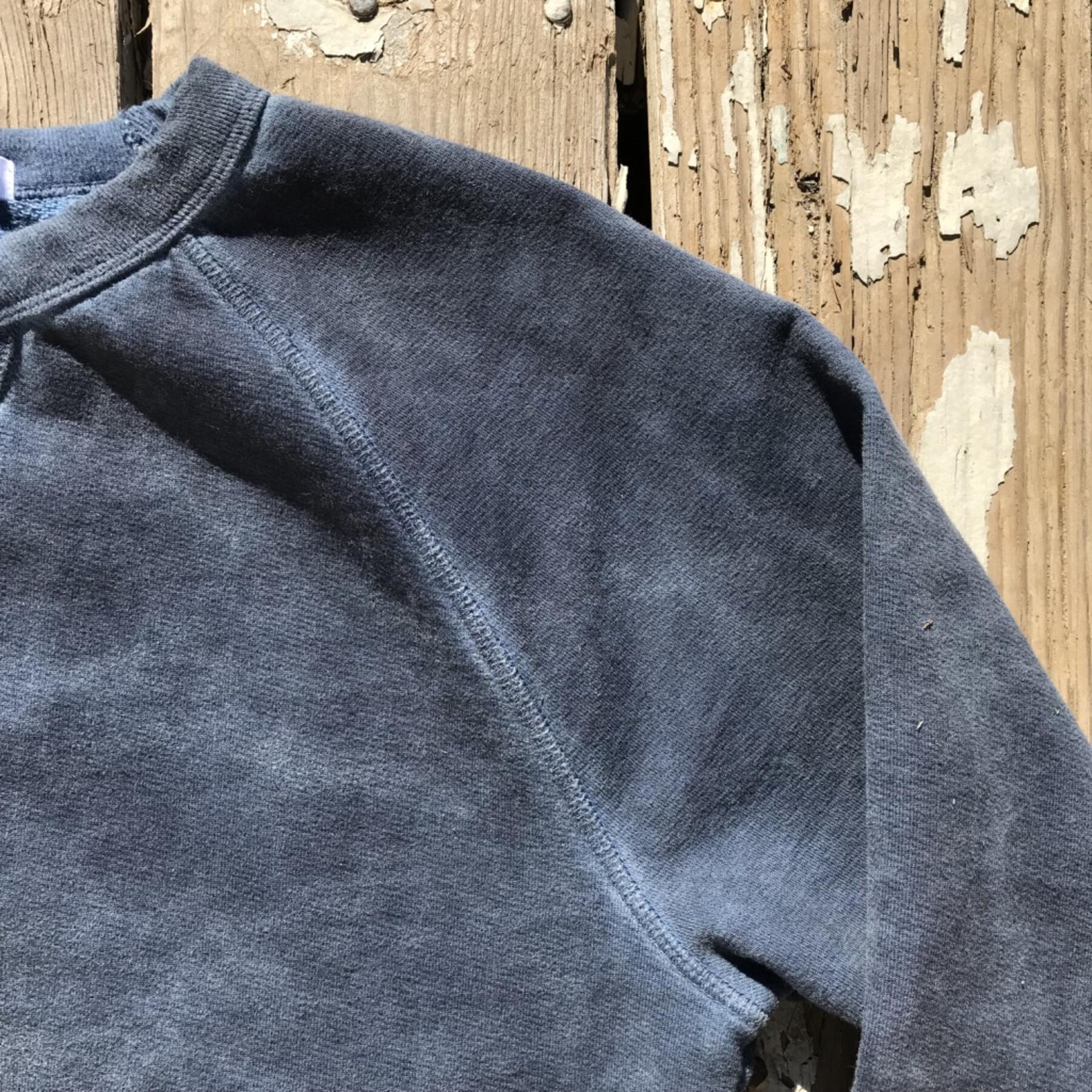 gustin oil washed sweatshirt - navy