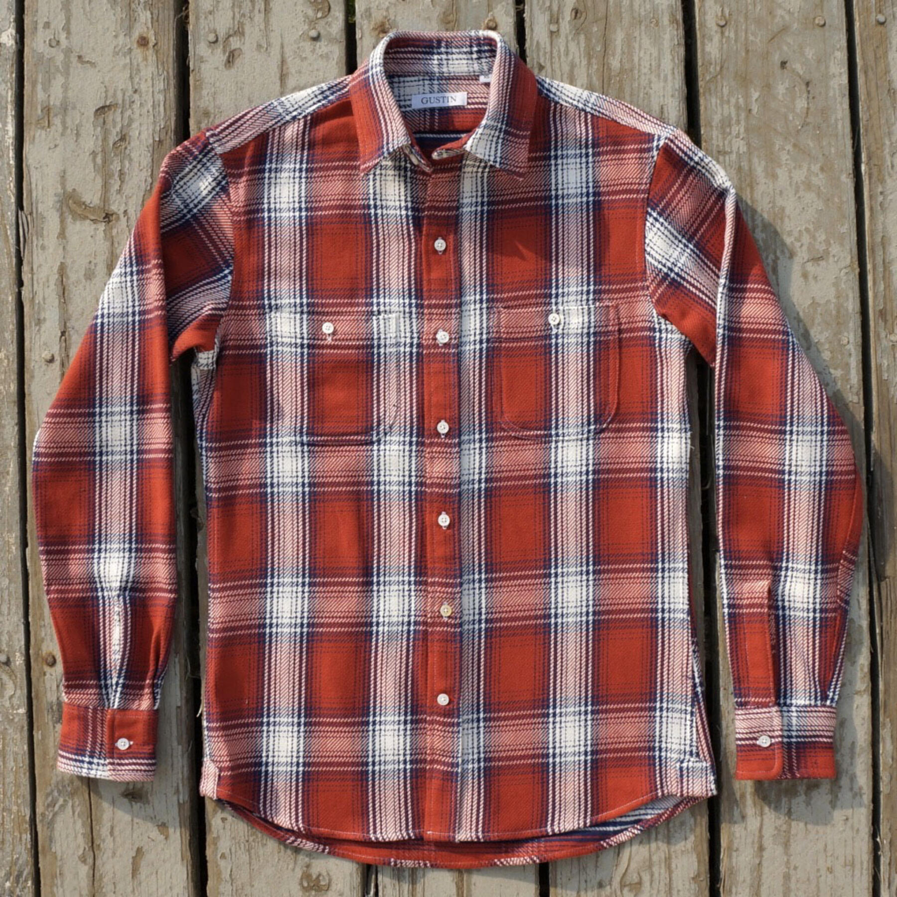 gustin #542 red superheavy twill
