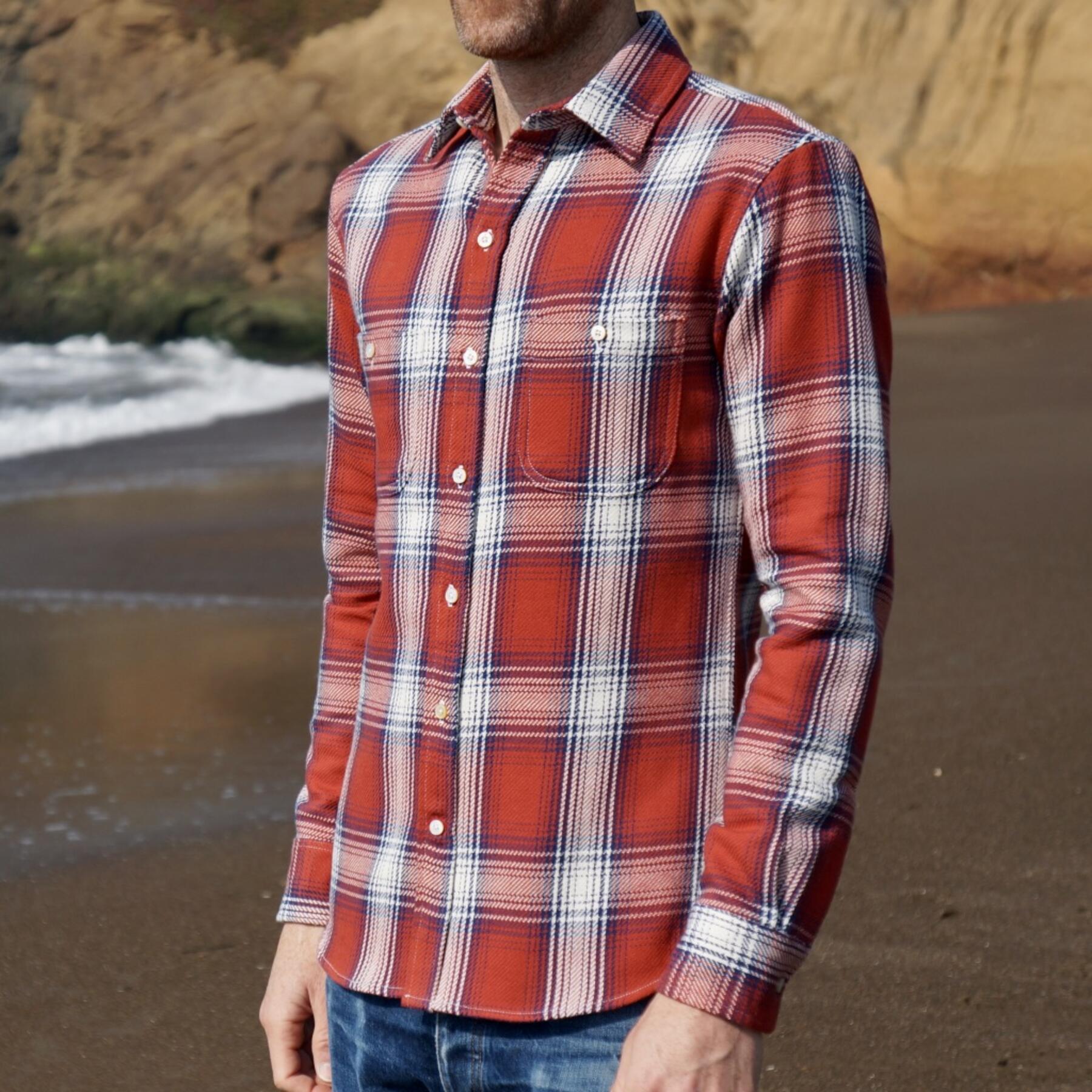 gustin #542 red superheavy twill