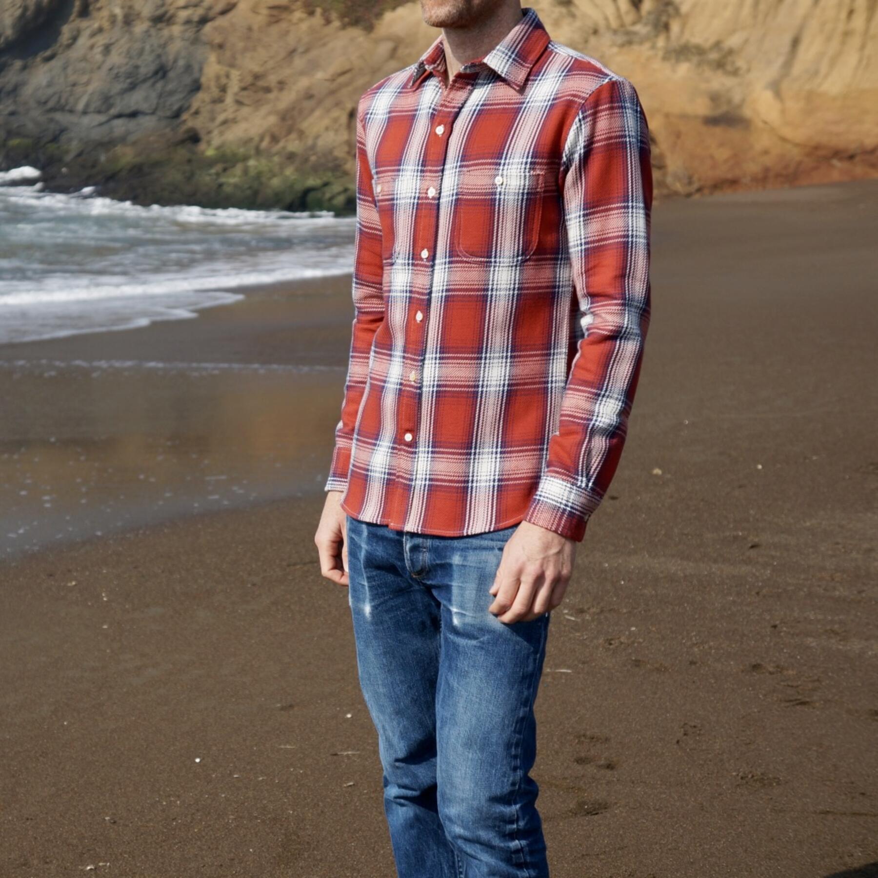 gustin #542 red superheavy twill