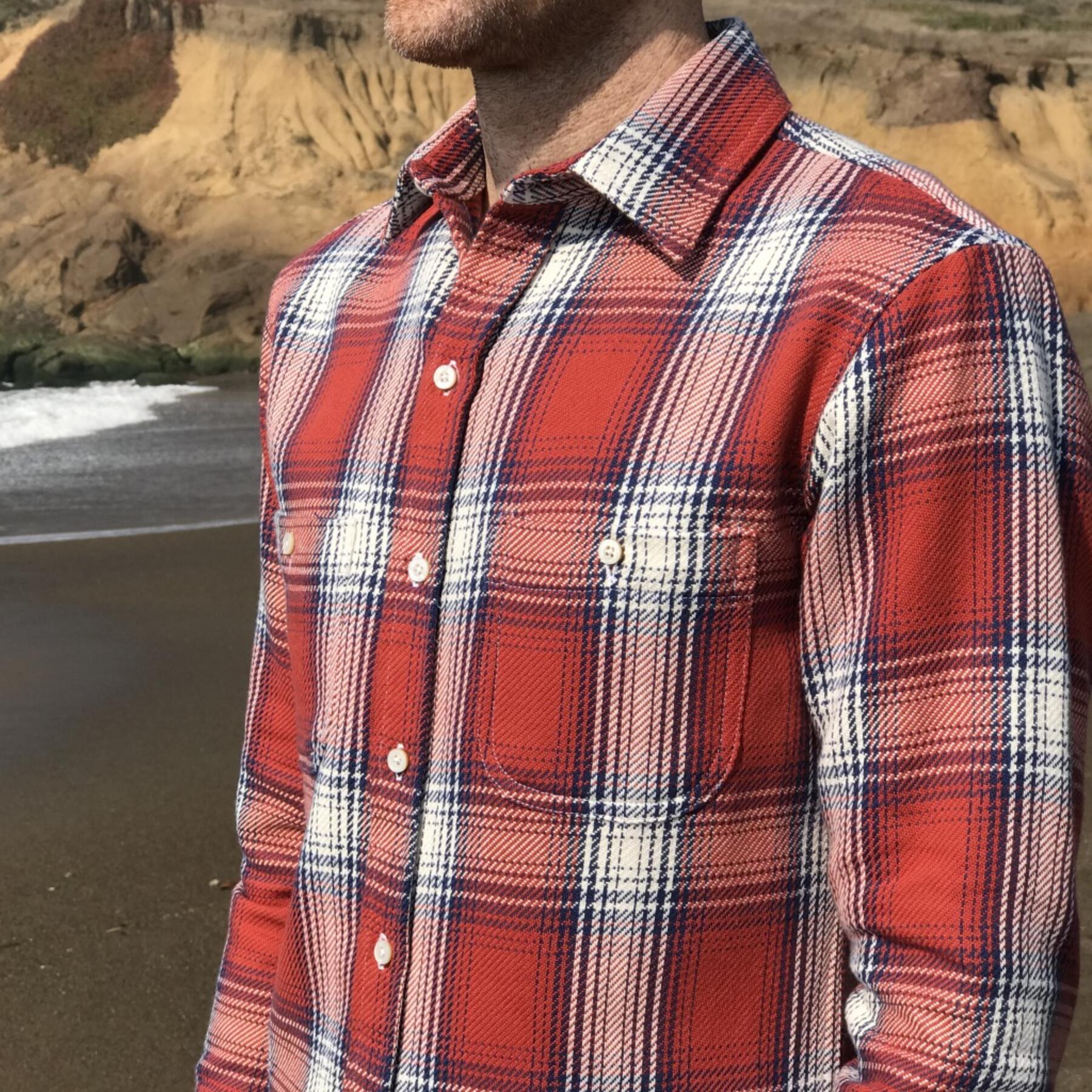 gustin #542 red superheavy twill