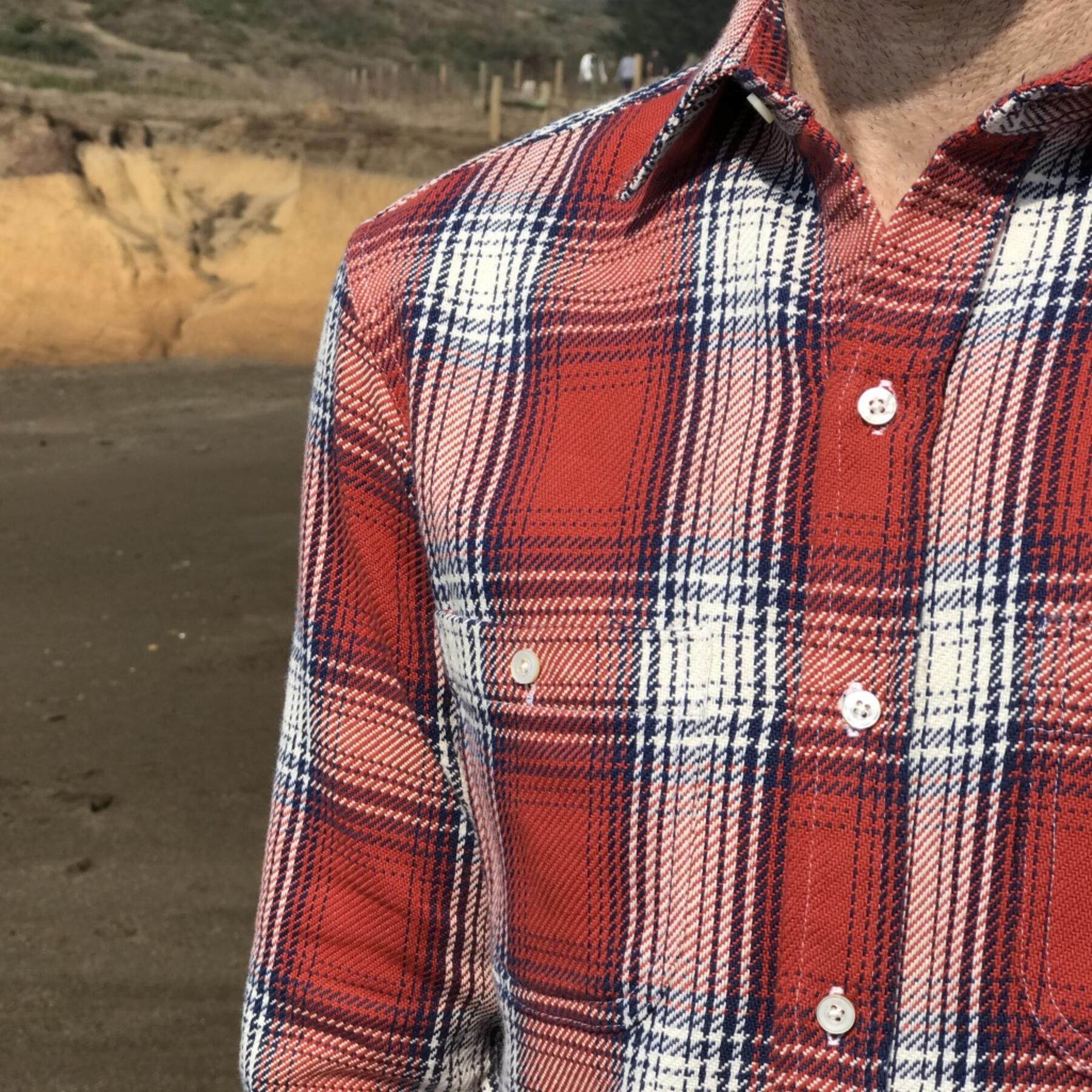 gustin #542 red superheavy twill