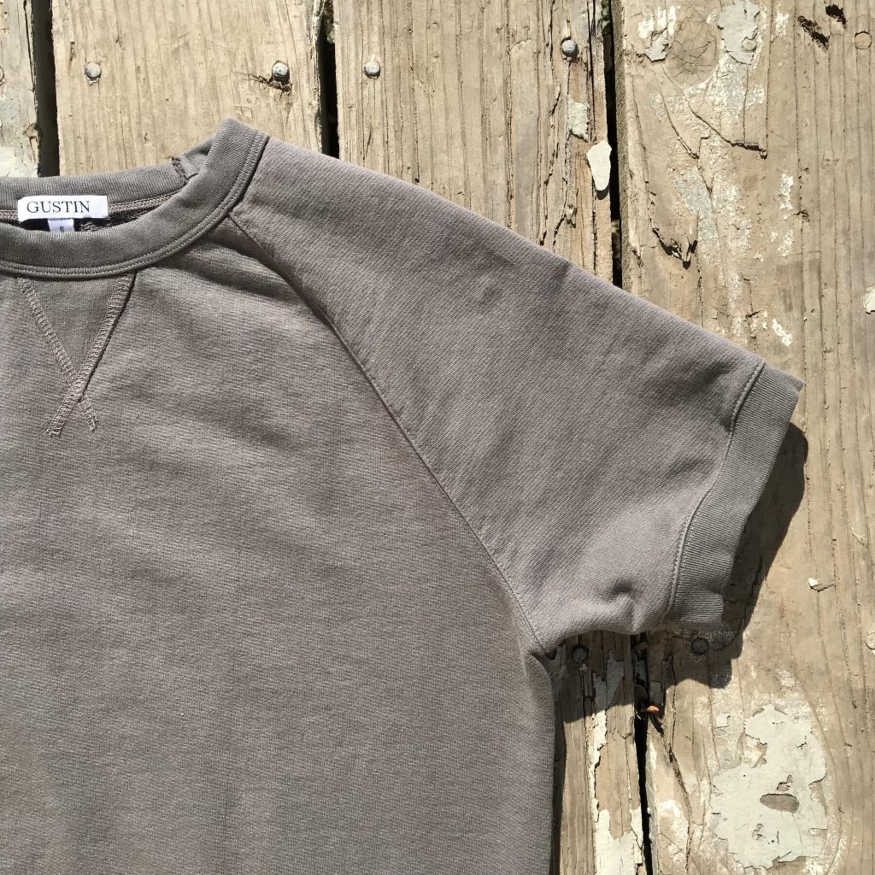 gustin short sleeve sweatshirt - mushroom