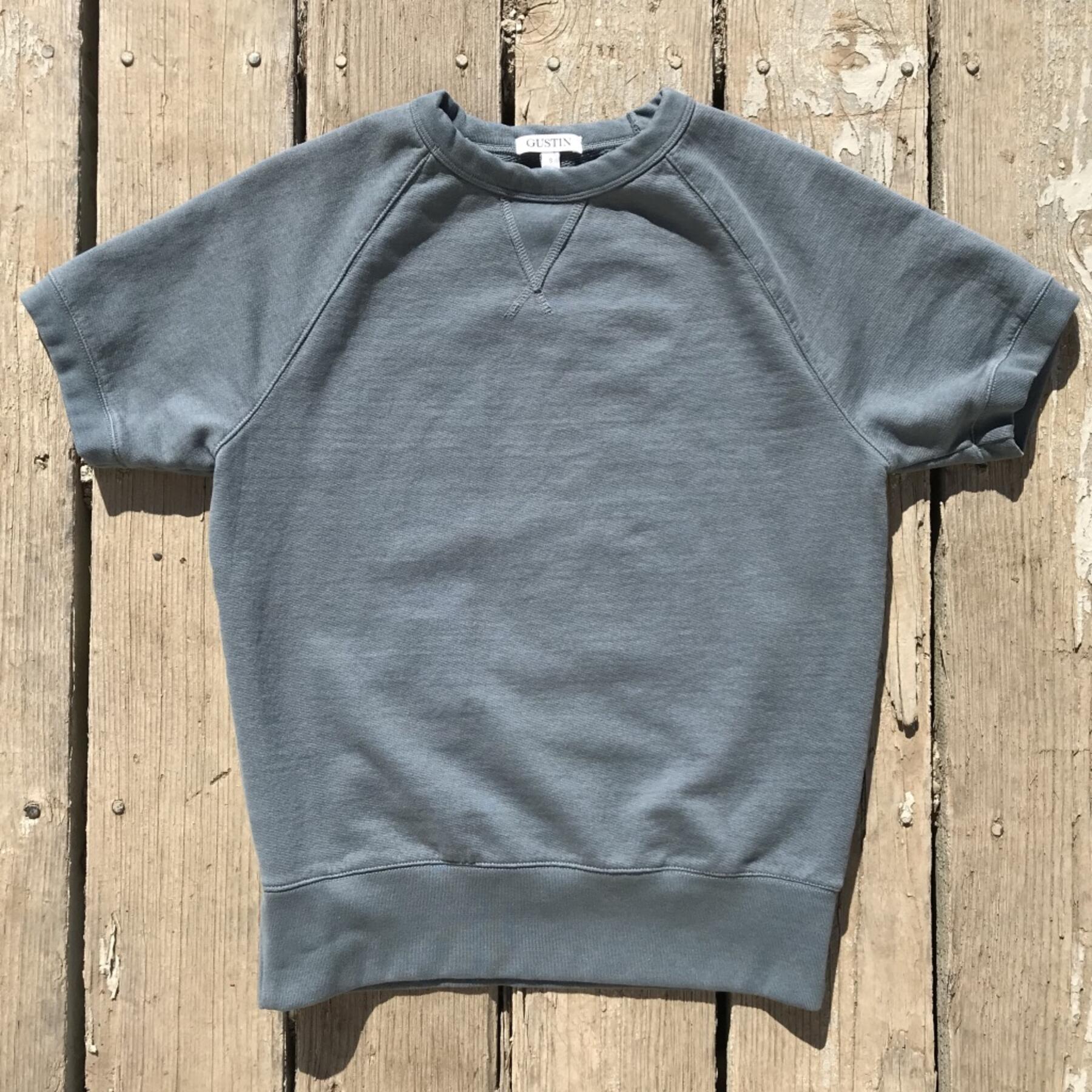 gustin short sleeve sweatshirt - titanium