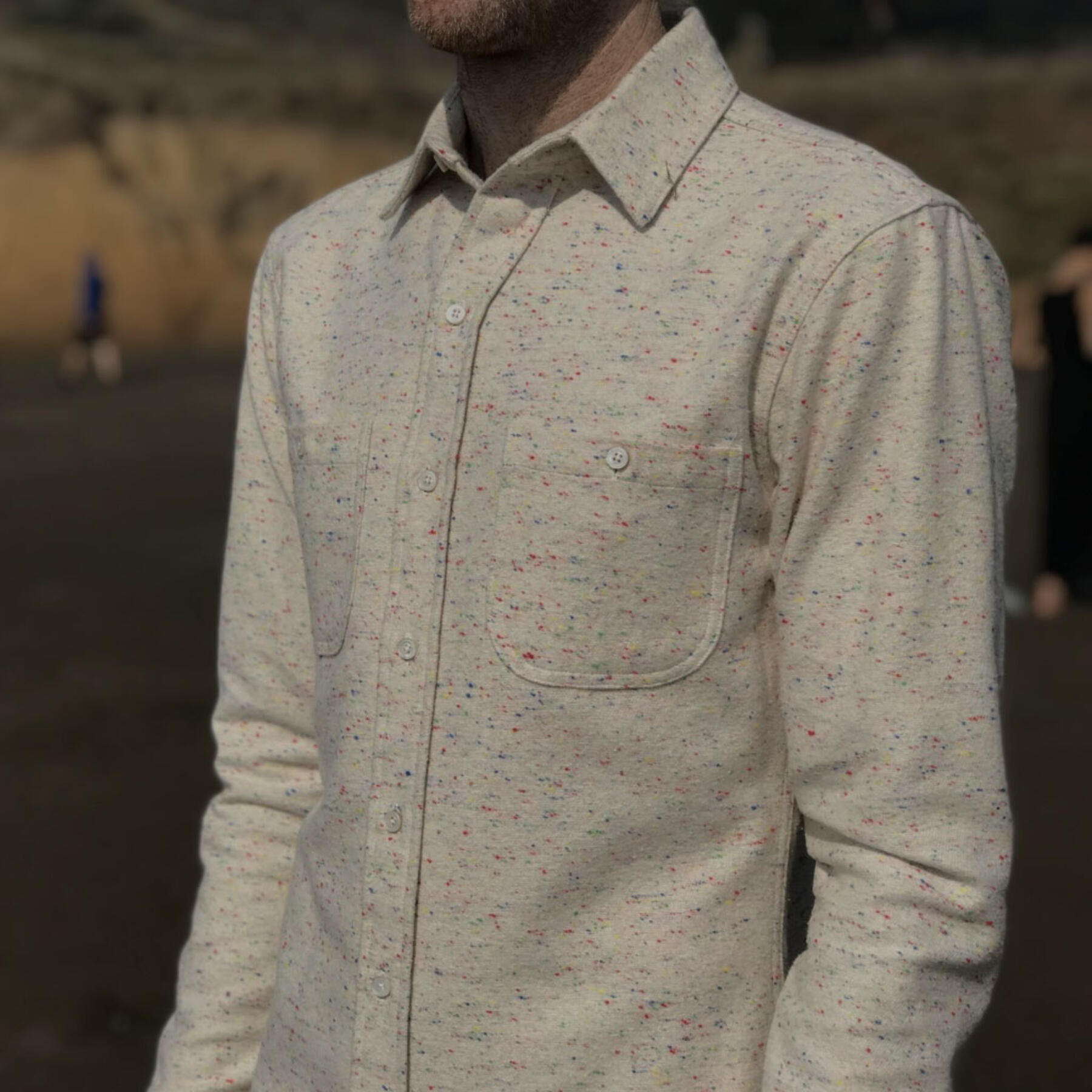 gustin #544 rainbow monster nep flannel