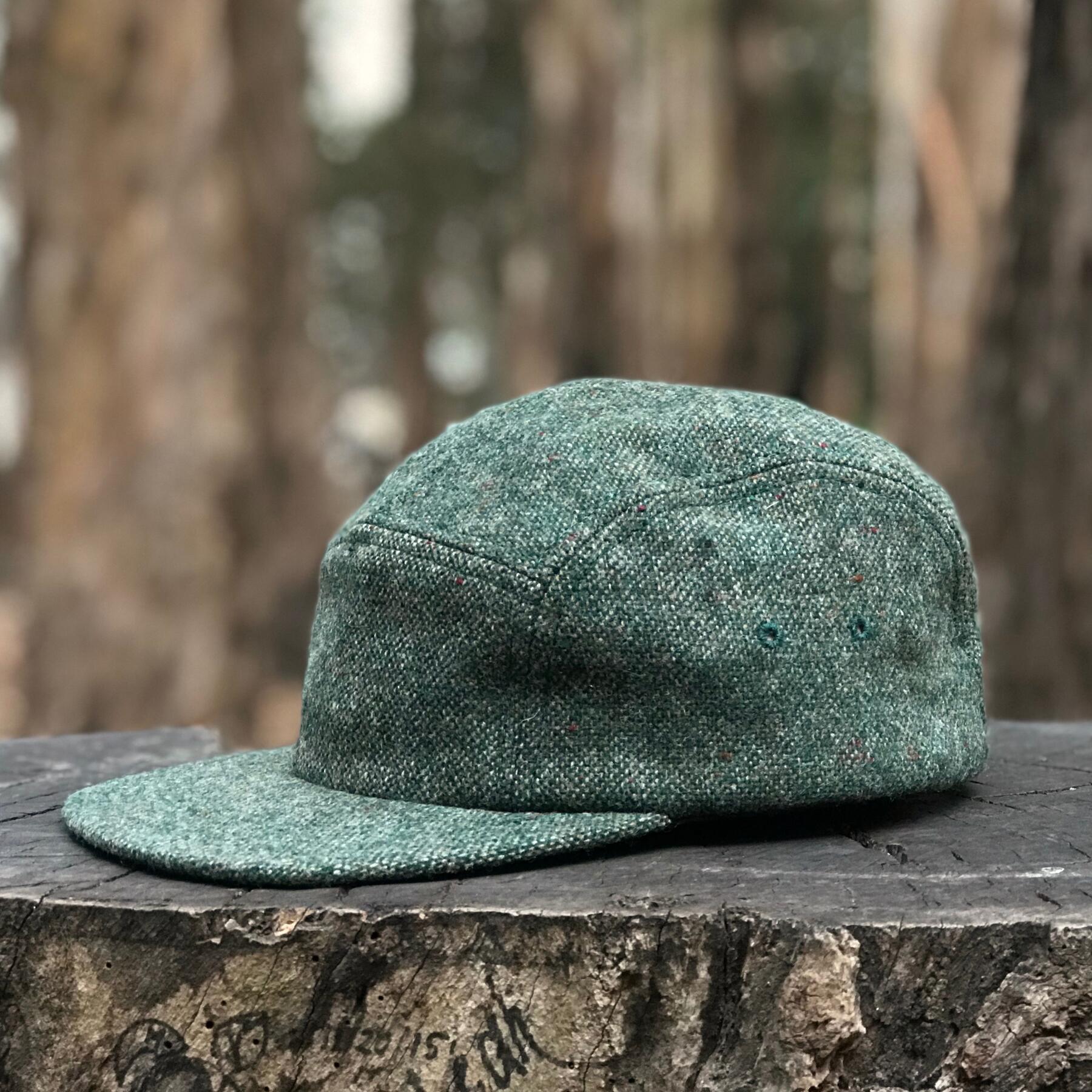 gustin woolrich tweed camp hat