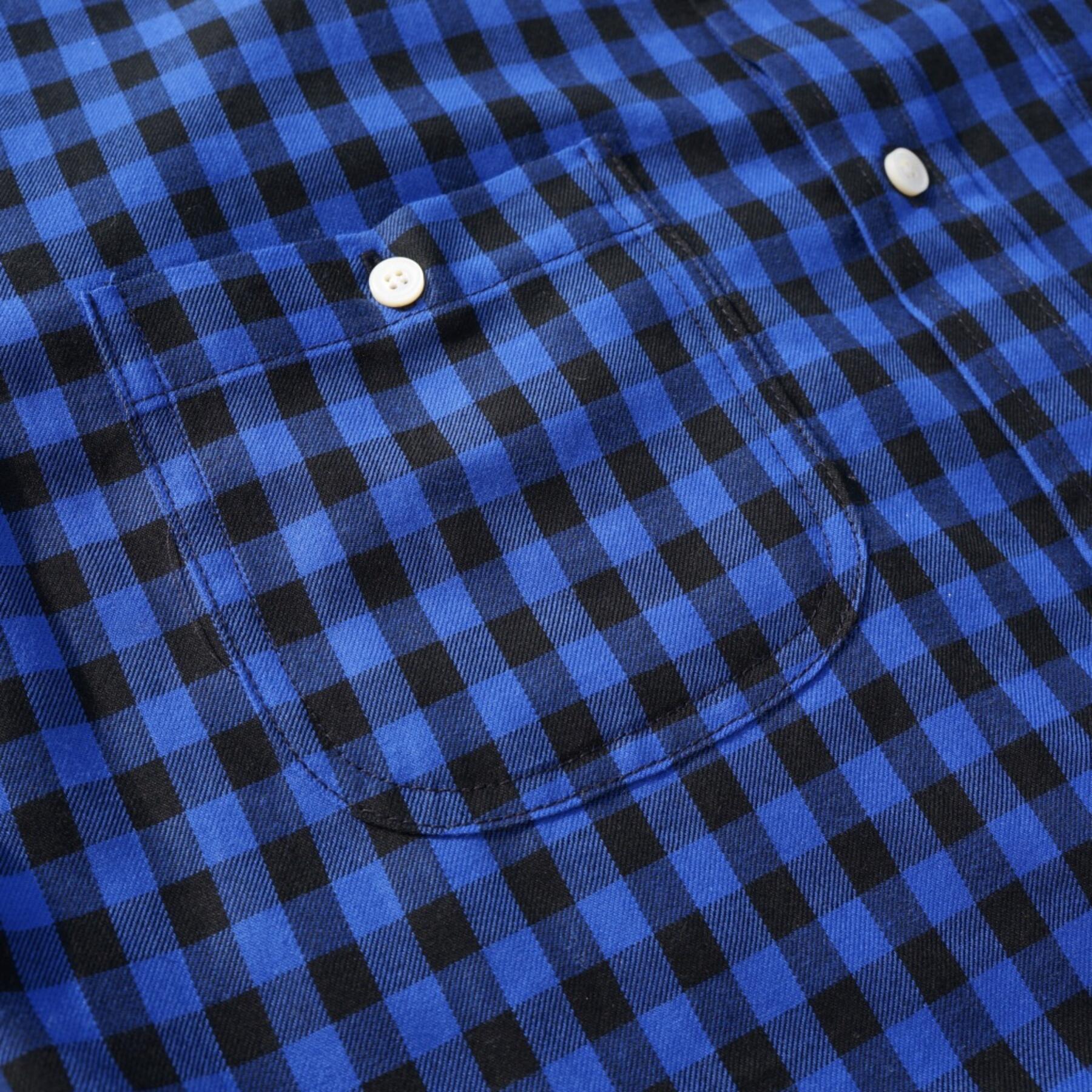 gustin #14 cobalt check flannel