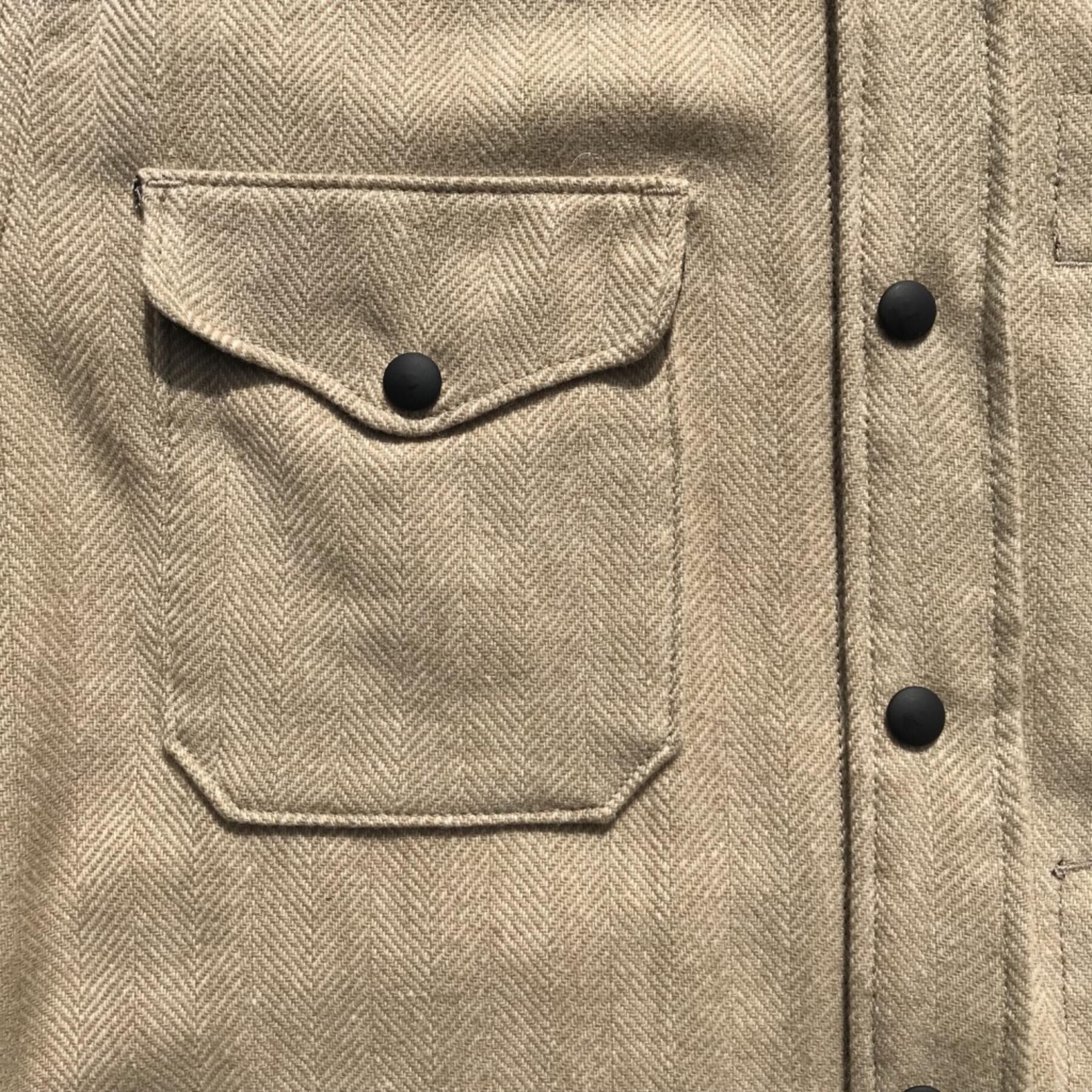 gustin woolrich camel herringbone