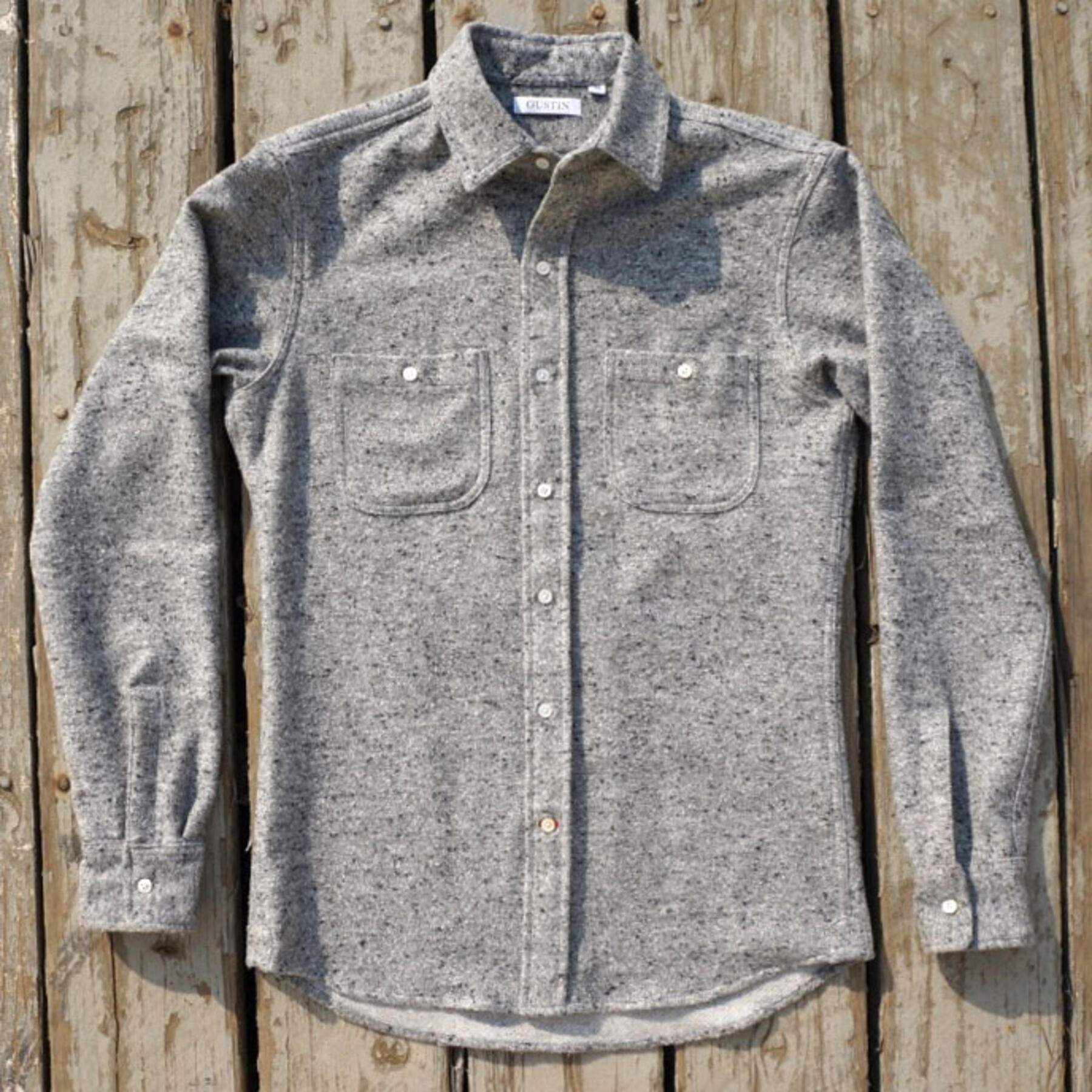 gustin #546 grey monster nep flannel