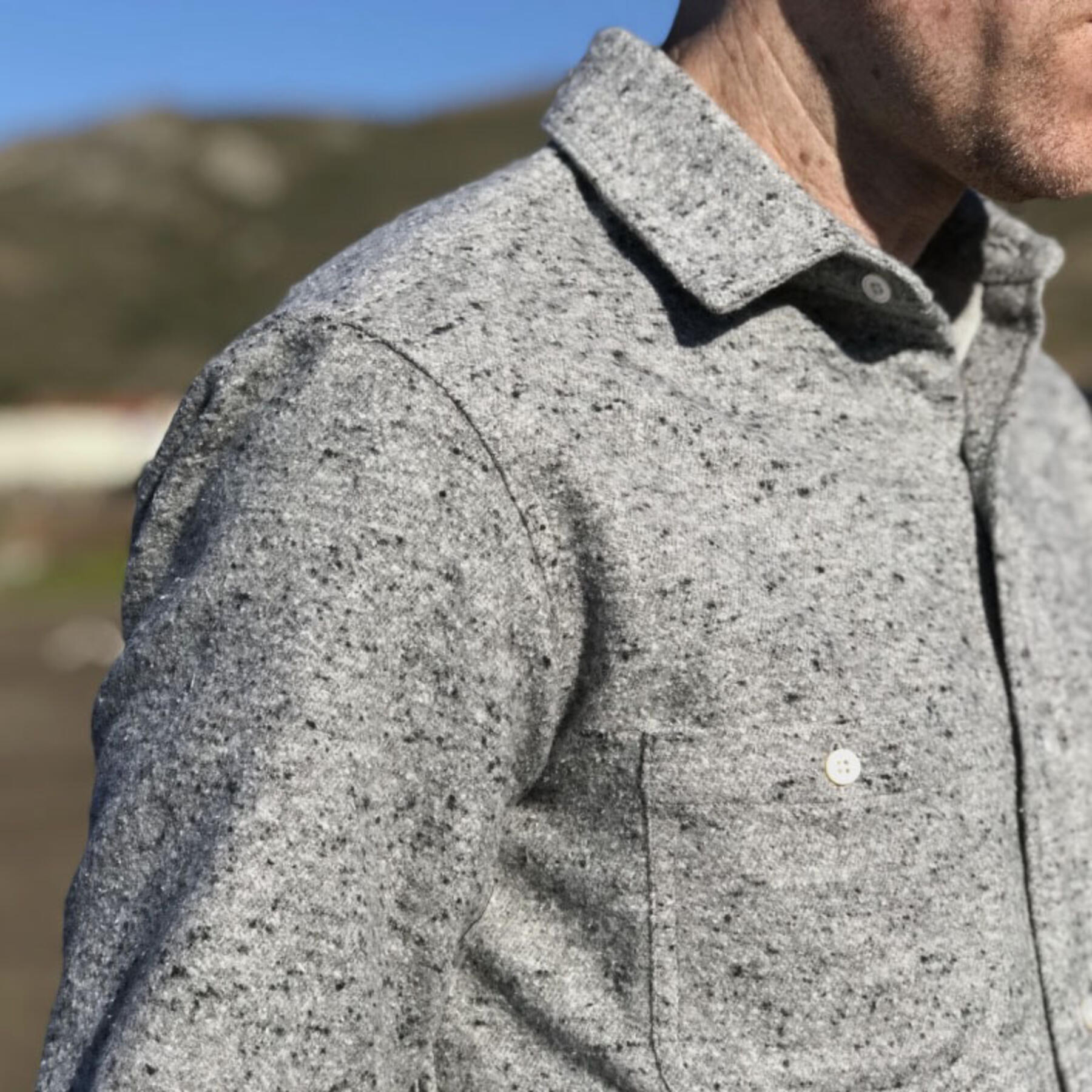 gustin #546 grey monster nep flannel