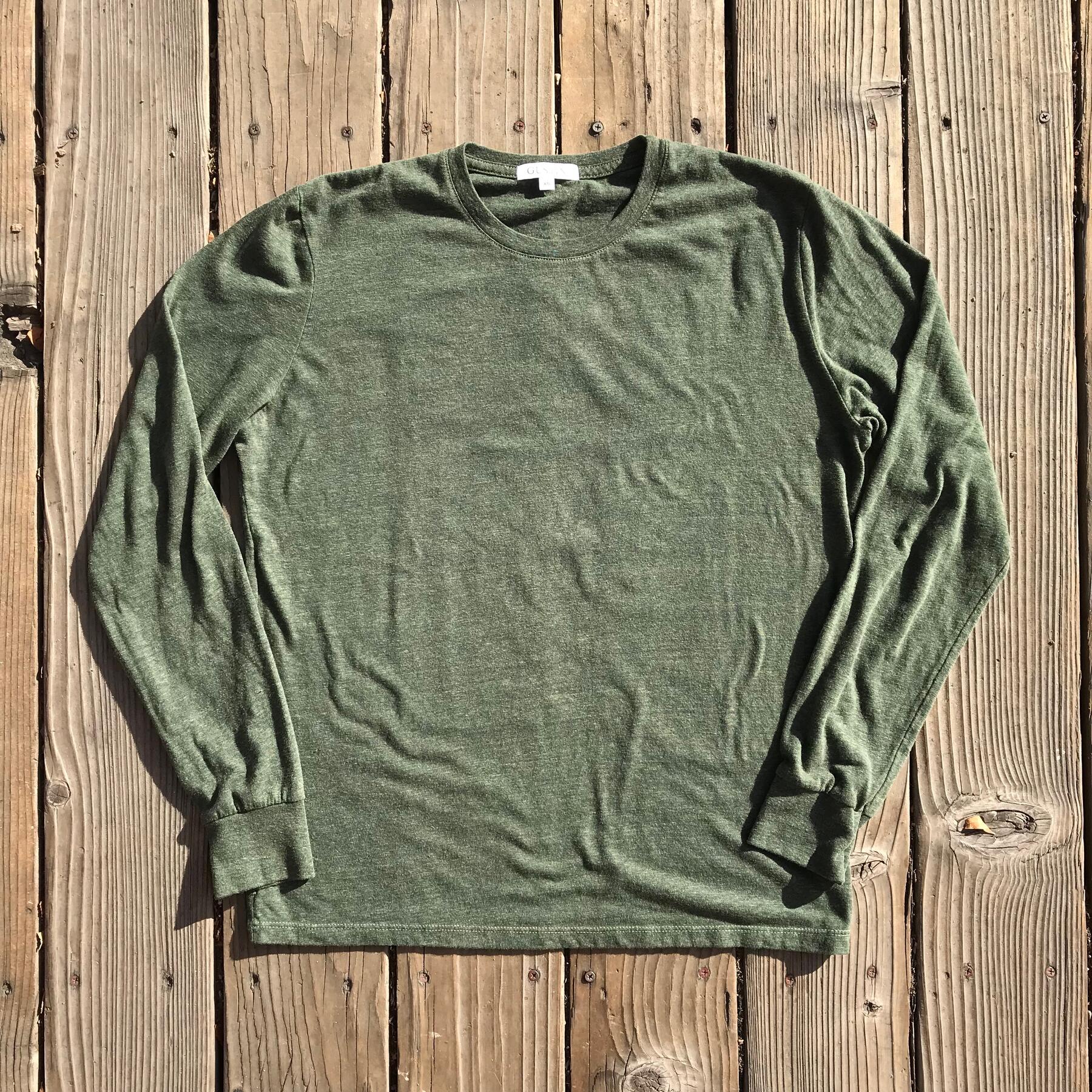 gustin usa heather long sleeve t-shirt 8 pack