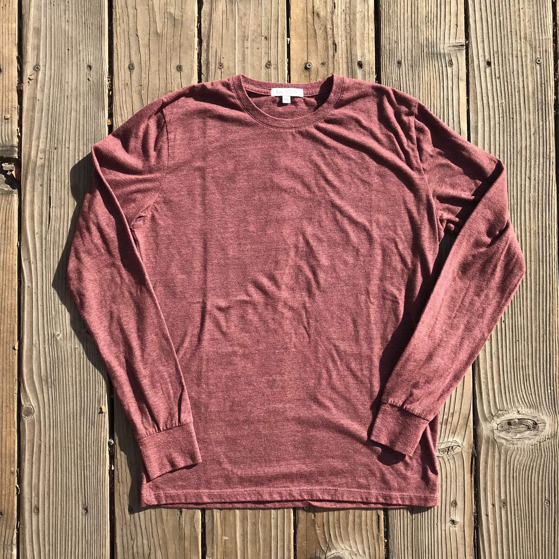 gustin usa heather long sleeve t-shirt 8 pack