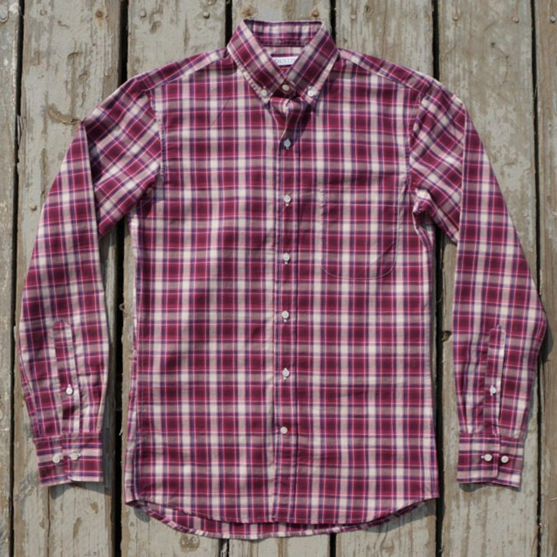 gustin #65 magenta plaid