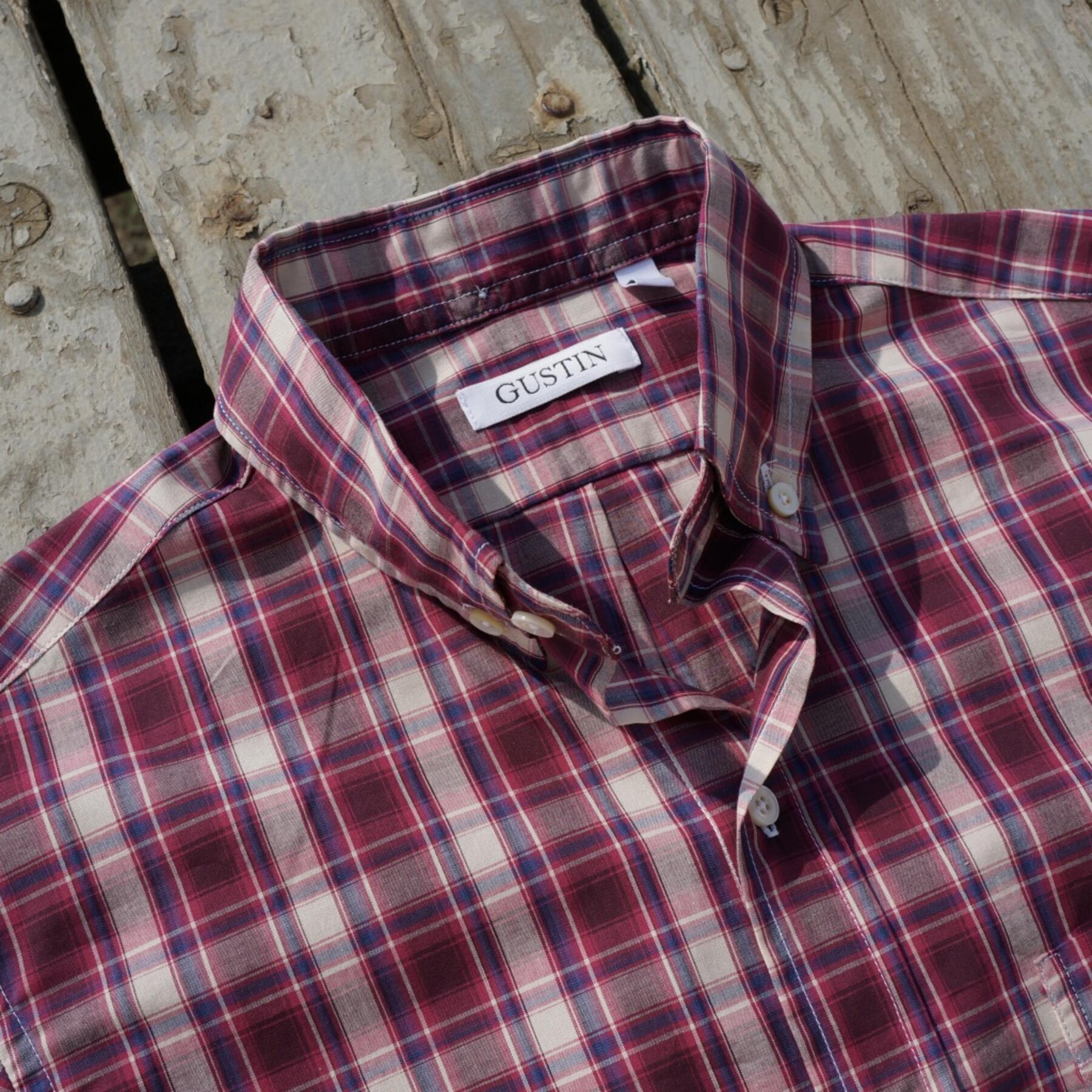 gustin #65 magenta plaid