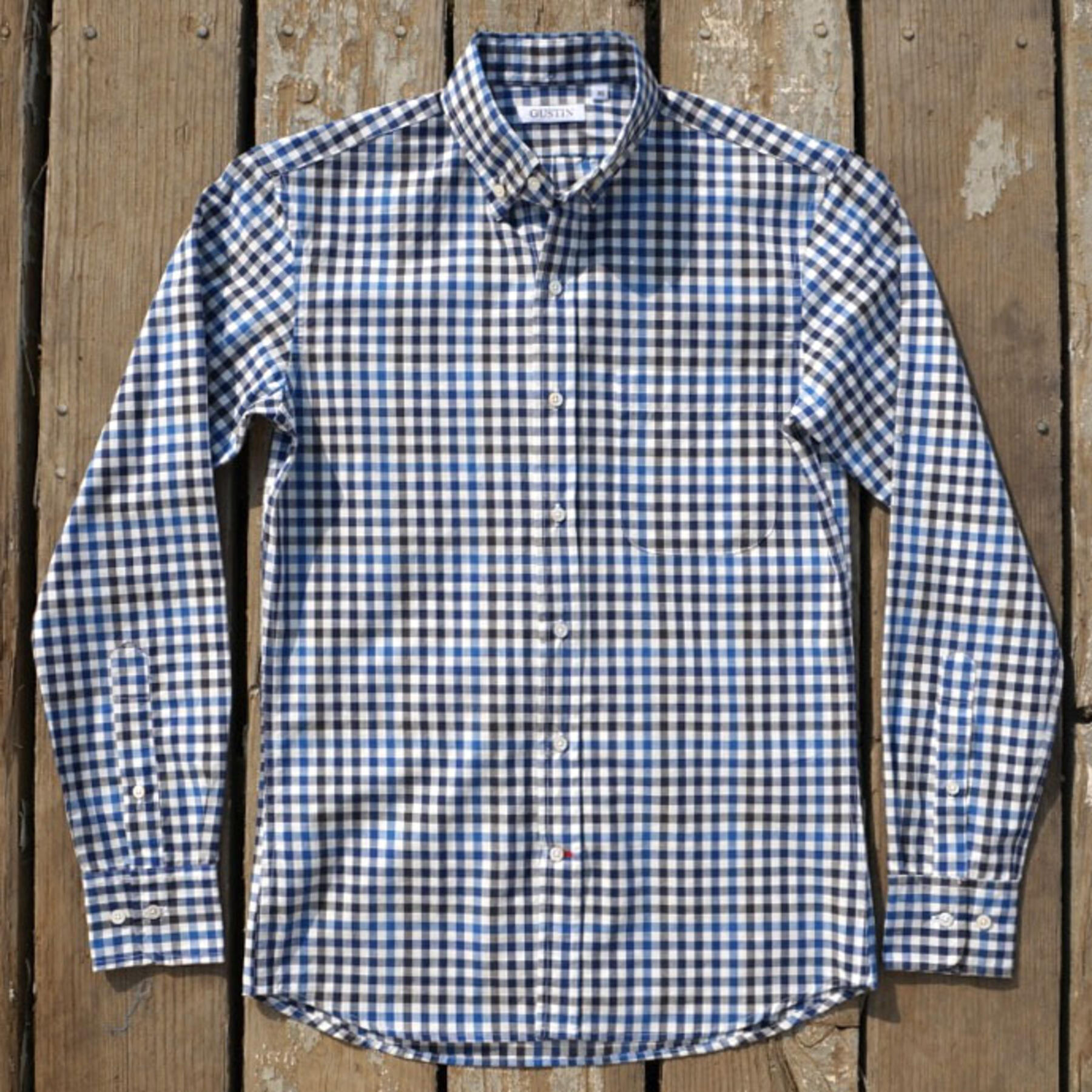 gustin #547 japan blue black gingham