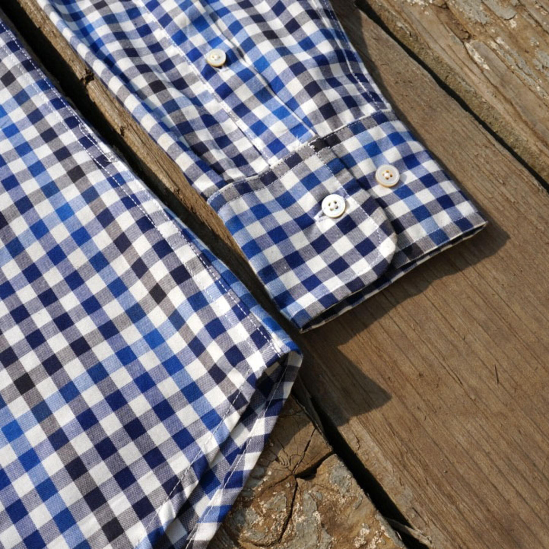 gustin #547 japan blue black gingham