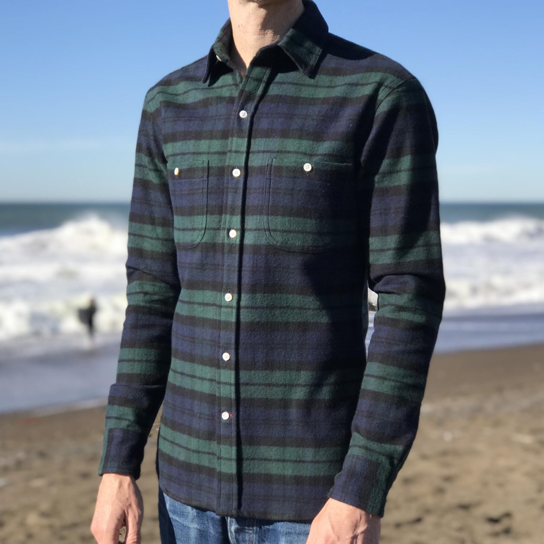 gustin #548 super heavy blackwatch flannel