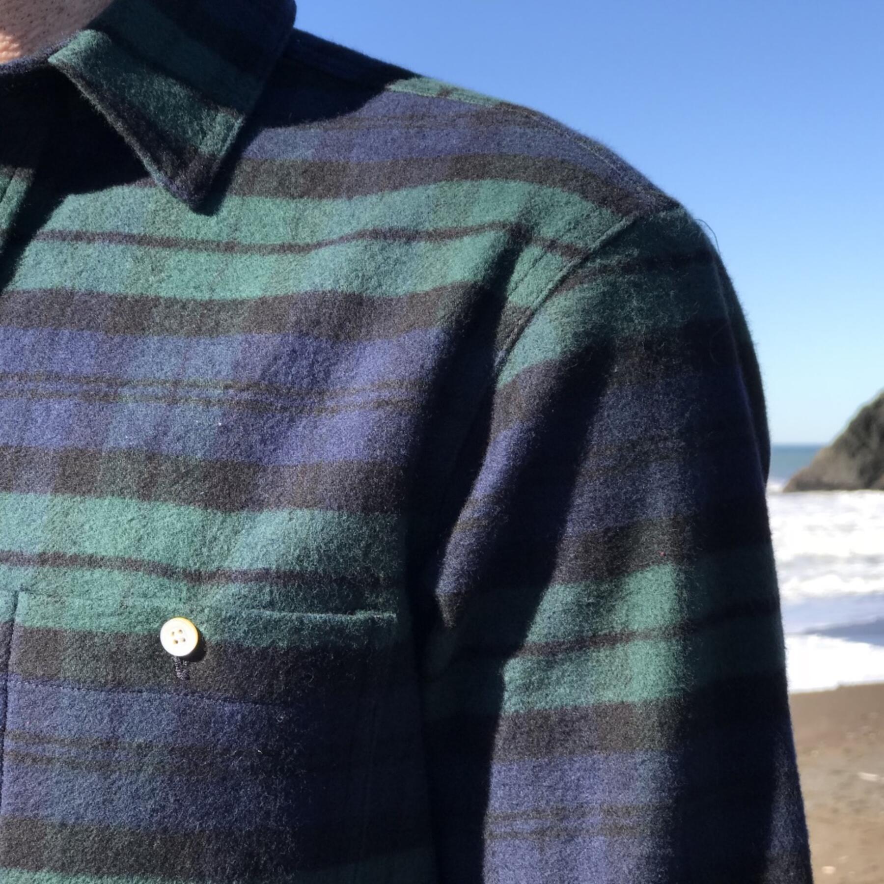 gustin #548 super heavy blackwatch flannel