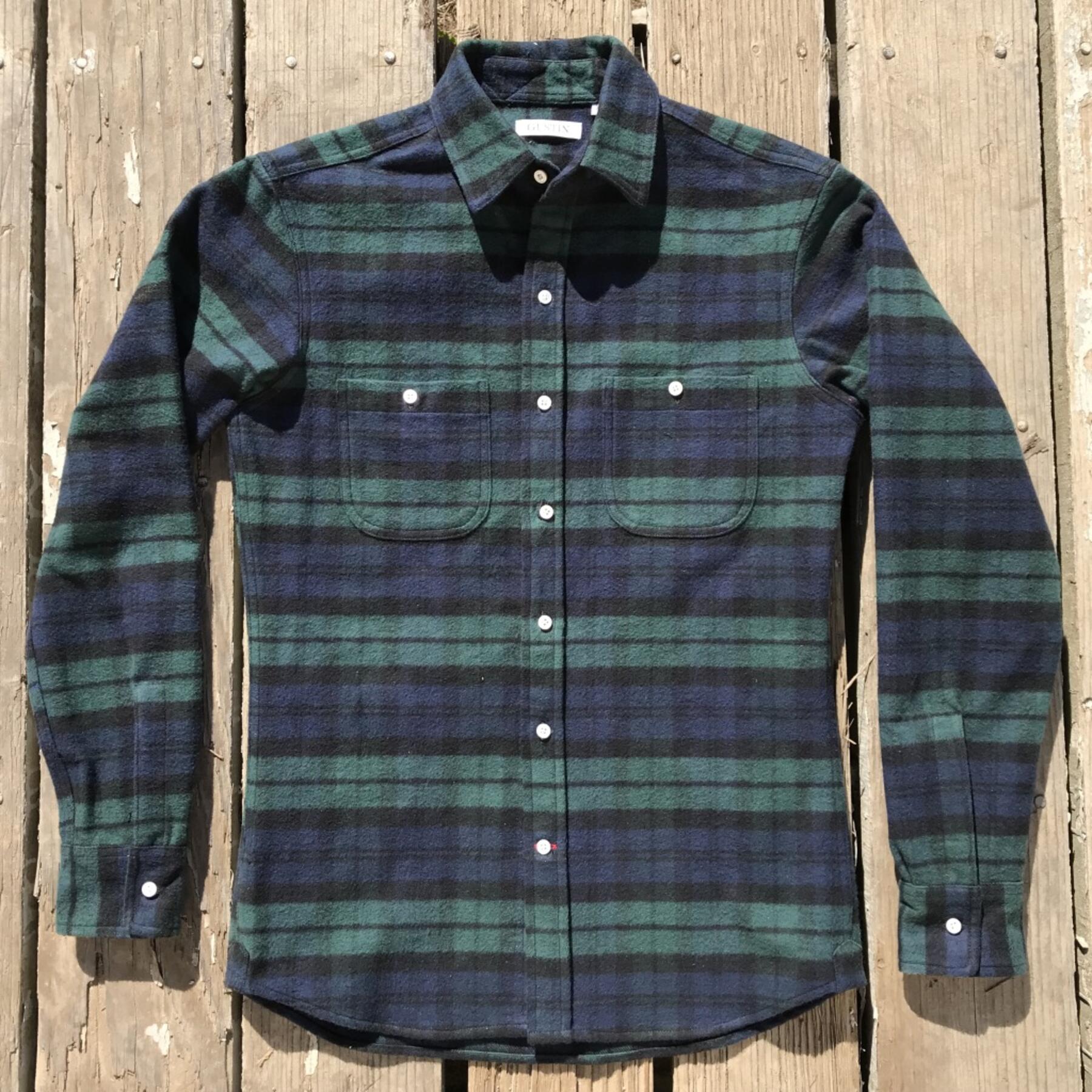 gustin #548 super heavy blackwatch flannel