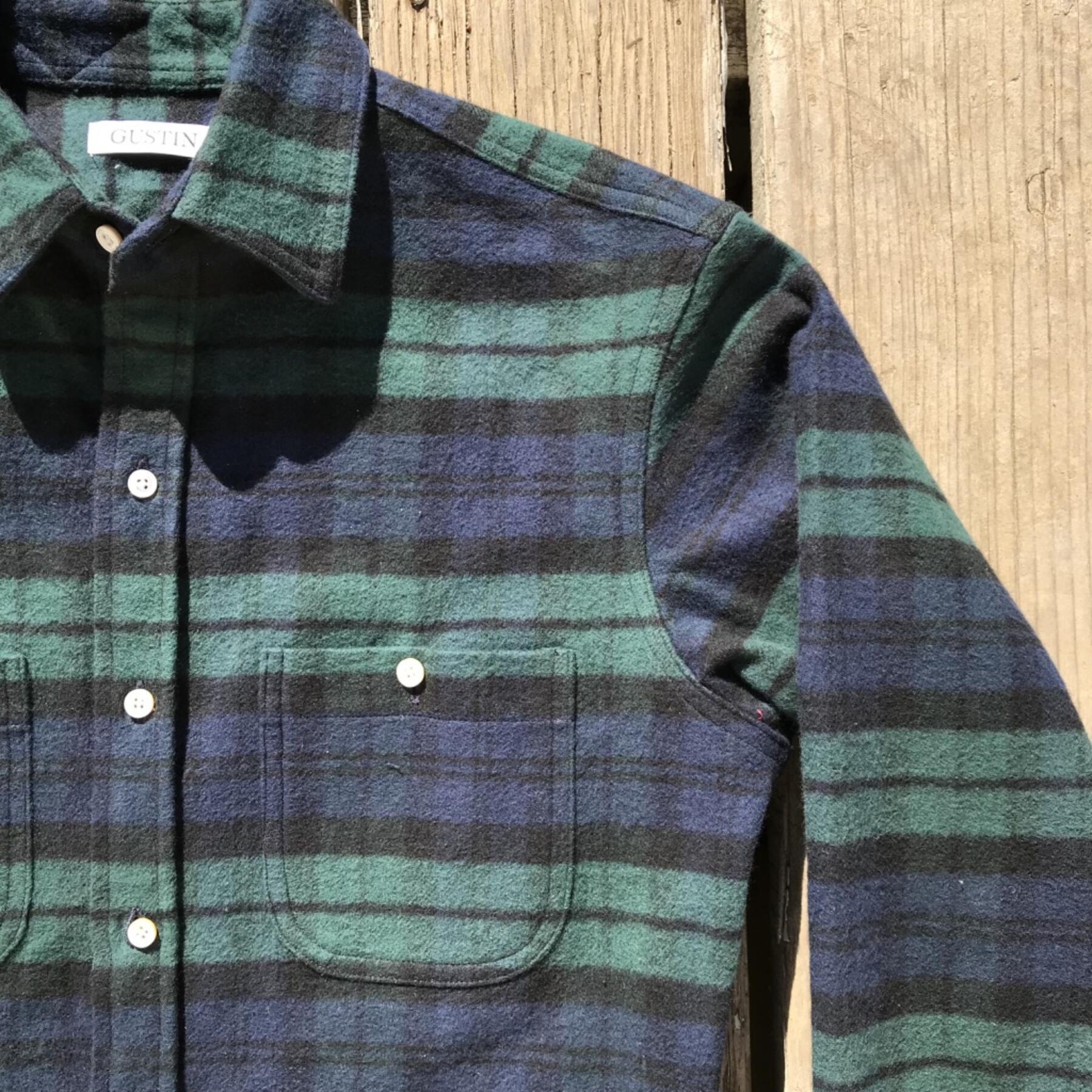 gustin #548 super heavy blackwatch flannel