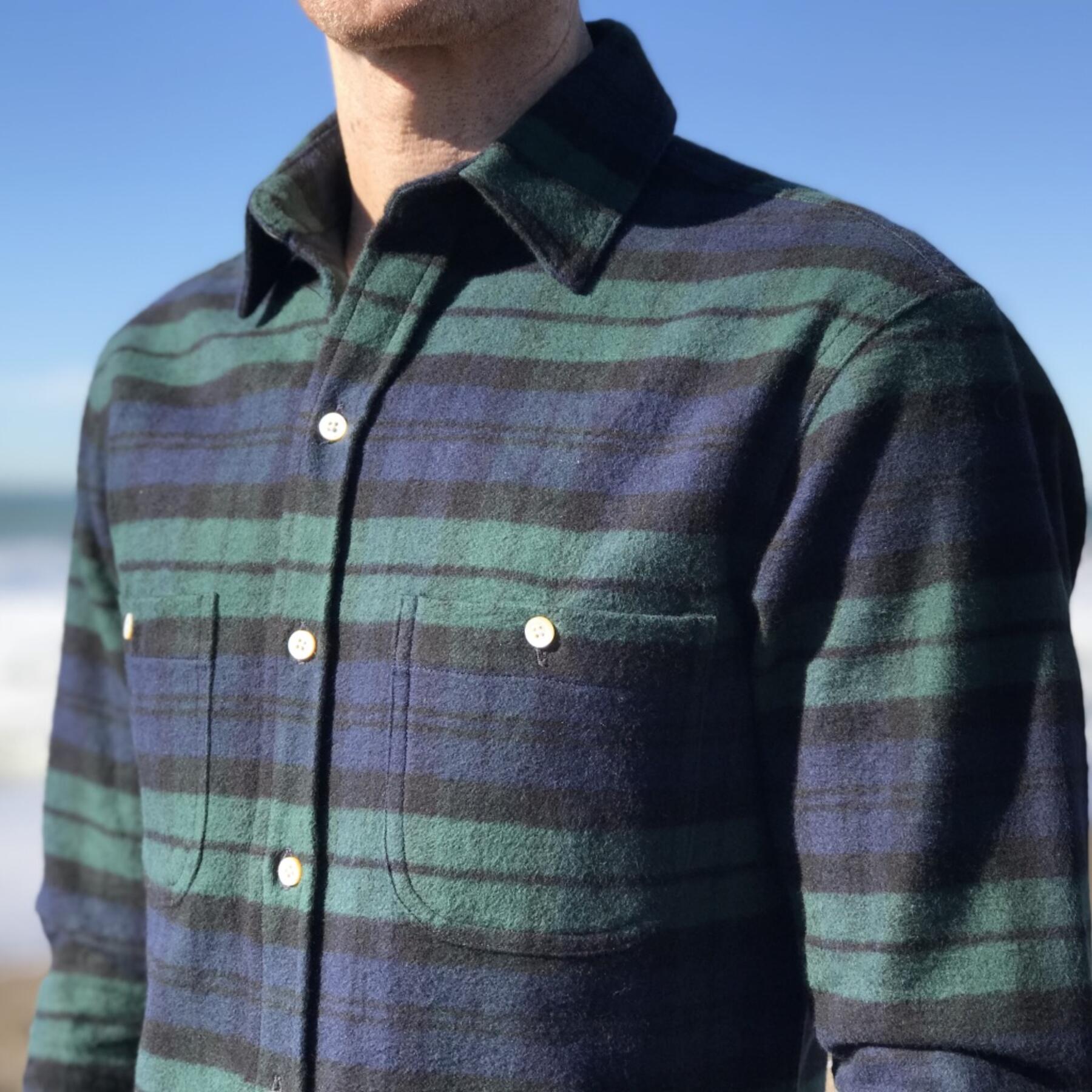 gustin #548 super heavy blackwatch flannel