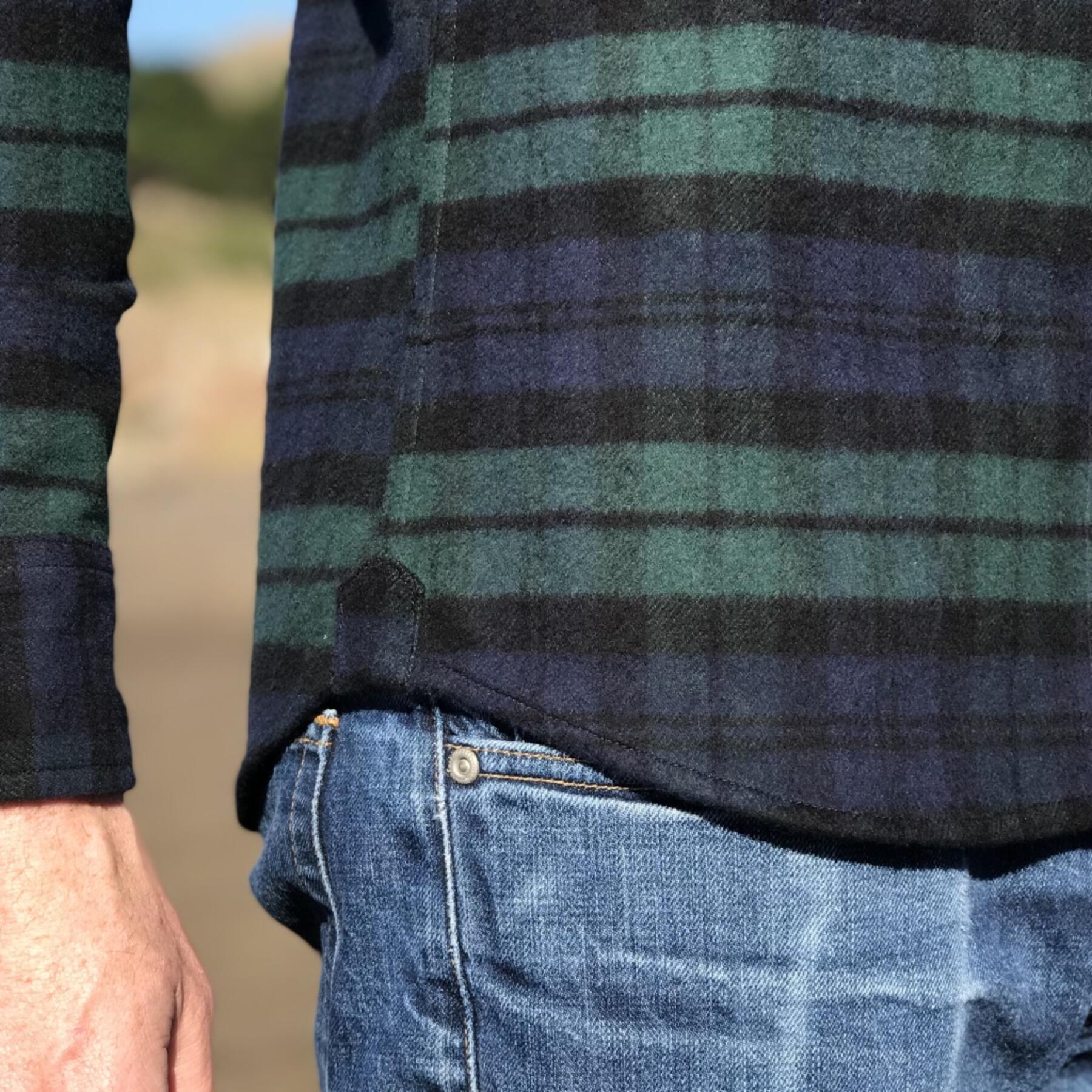 gustin #548 super heavy blackwatch flannel