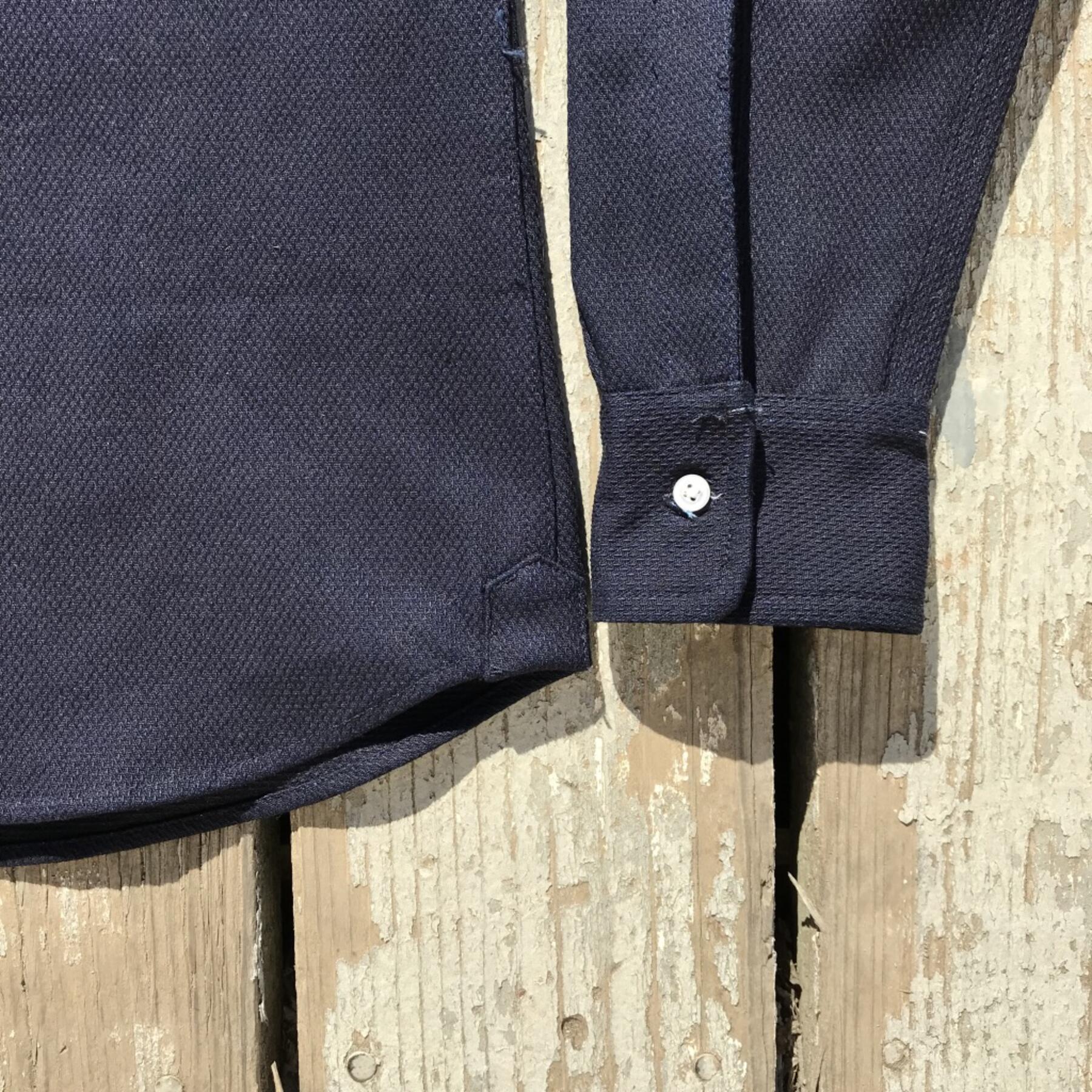 gustin #549 super heavy indigo jacquard