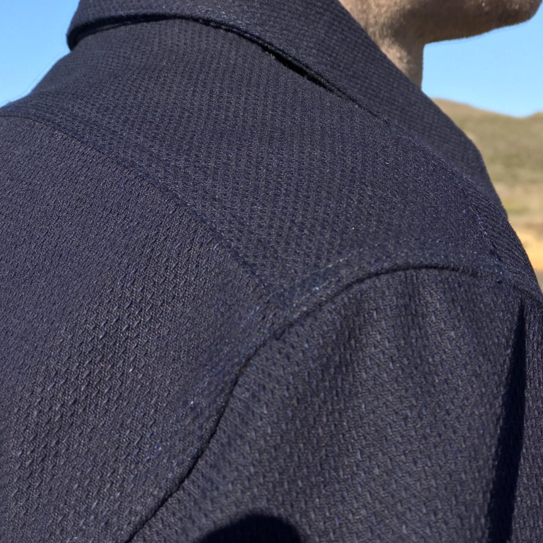 gustin #549 super heavy indigo jacquard