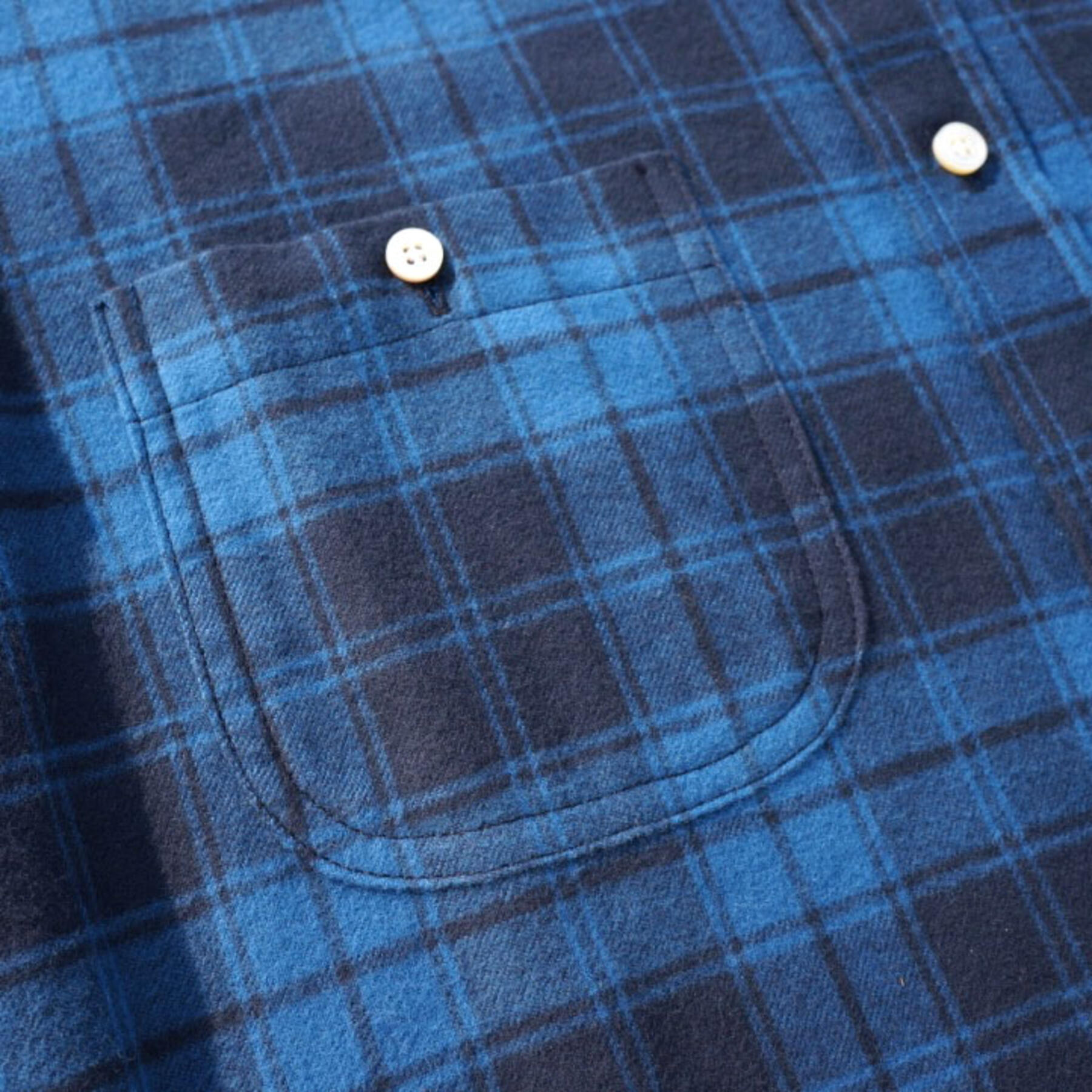 gustin #550 navy cobalt flannel